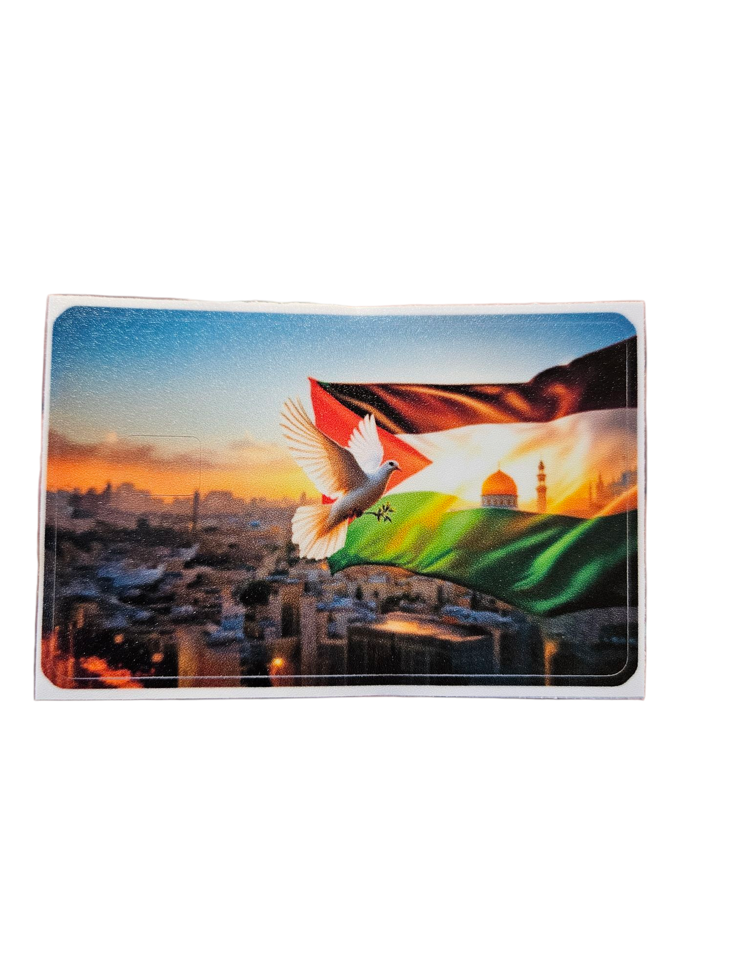 Palestine Credit Card Skin Palestinian keffiyeh Sticker for credit cards