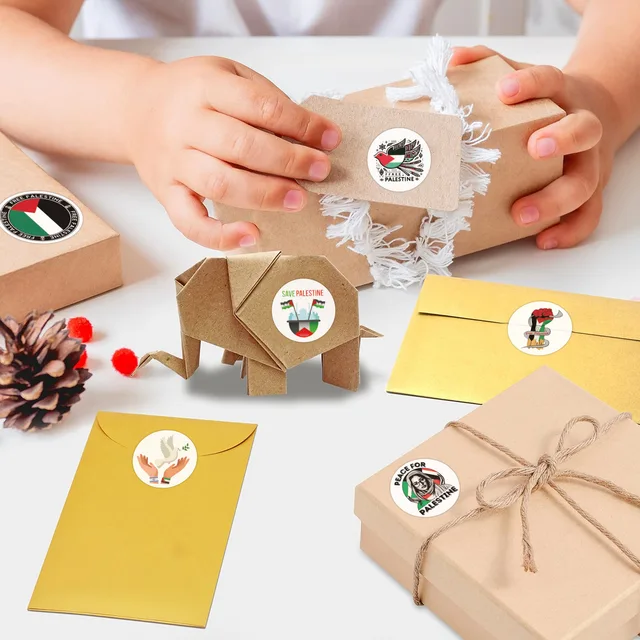 500 Count Roll Palestine Stickers - Palestinian stickers
