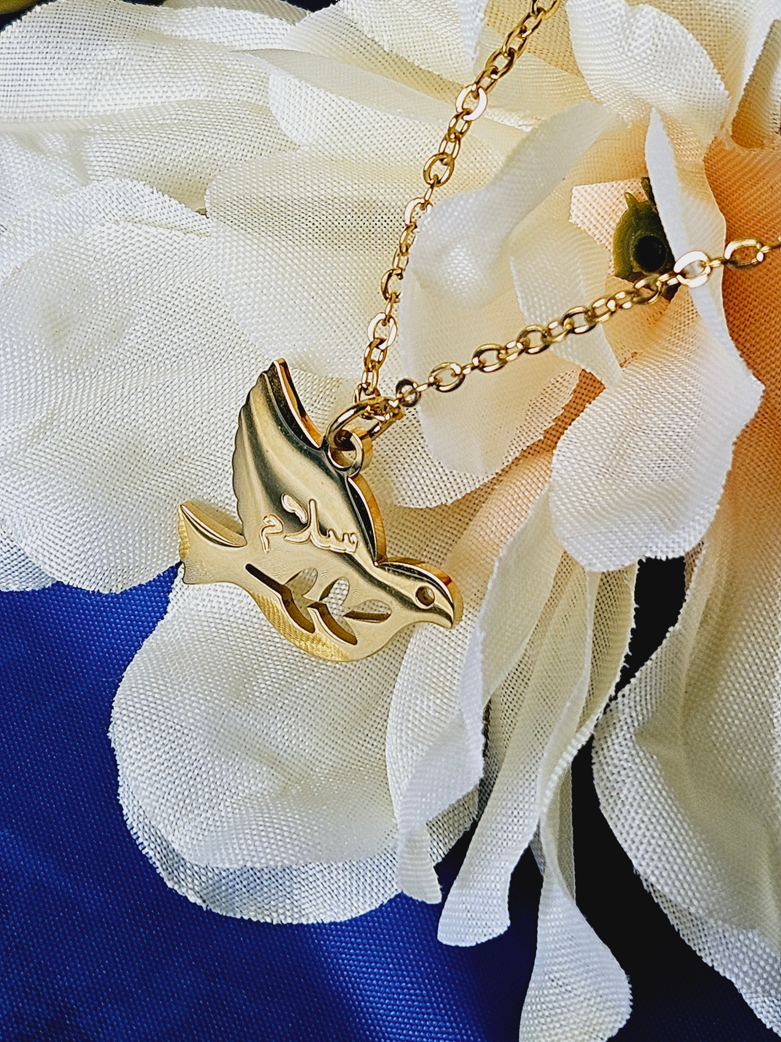 Peace Bird Necklace - Salaam - Habibi Heritage