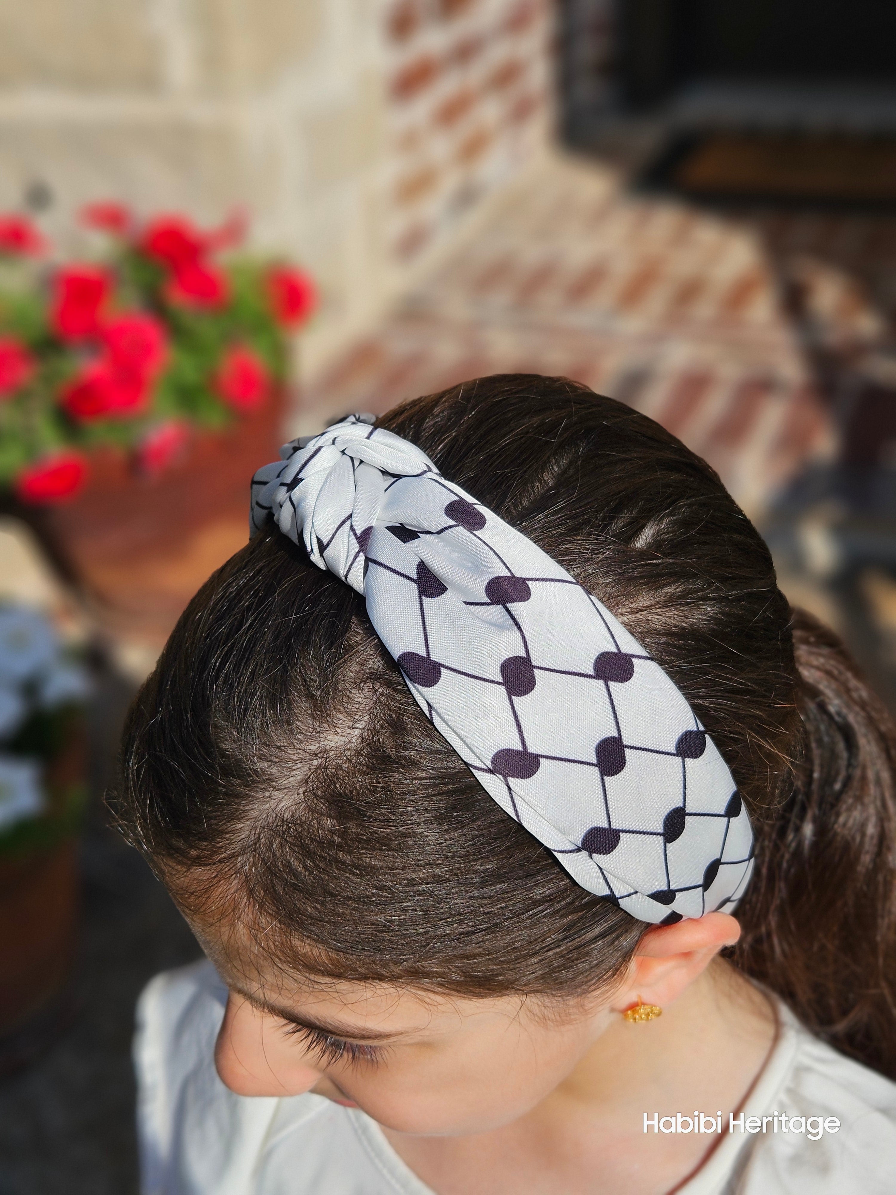 Keffiyeh knotted Headband Hatta