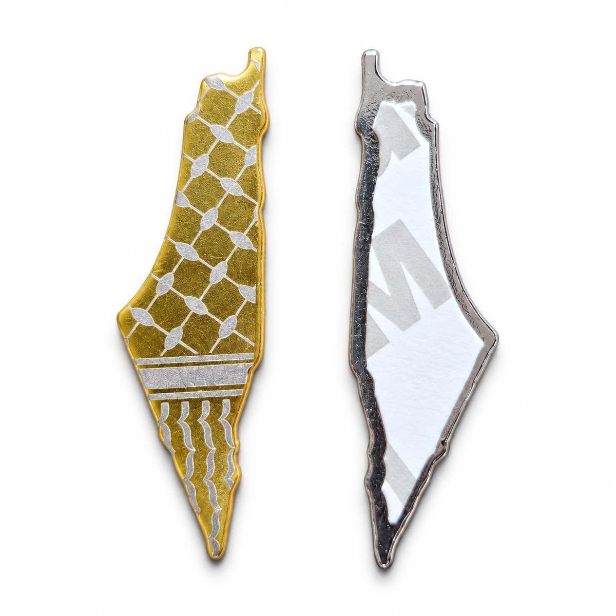 Palestine Metal Phone Stickers Assorted