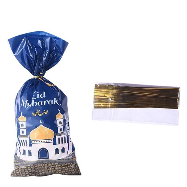 Eid Mubarak Goodie Bags - 50 pack Gift Bags - Habibi Heritage