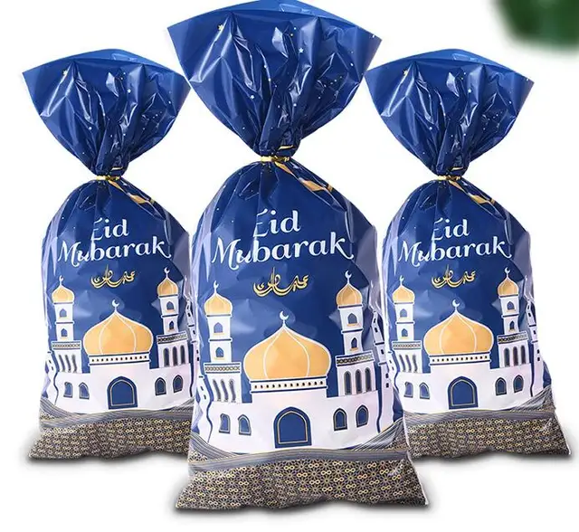 Eid Mubarak Goodie Bags - 50 pack Gift Bags - Habibi Heritage