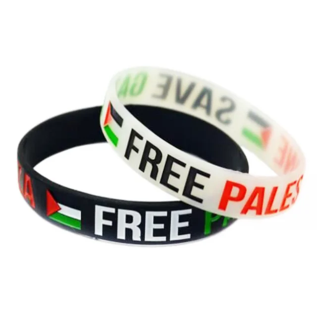 Palestine Silicone Wristband Bracelet - Habibi Heritage