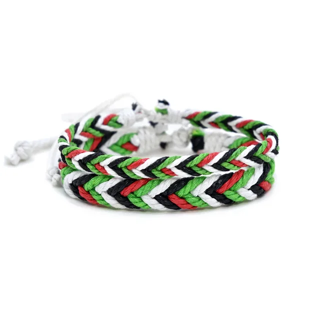 Palestine Colors Adjustable Bracelet