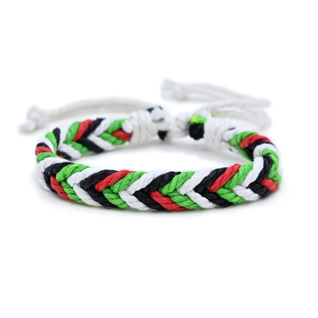 Palestine Colors Adjustable Bracelet