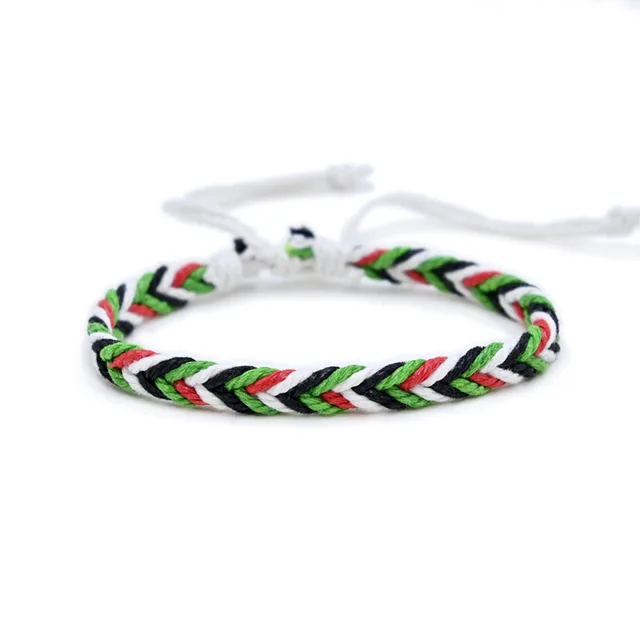 Palestine Colors Adjustable Bracelet