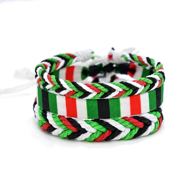 Palestine Colors Adjustable Bracelet