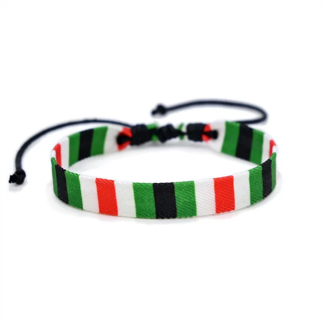 Palestine Colors Adjustable Bracelet