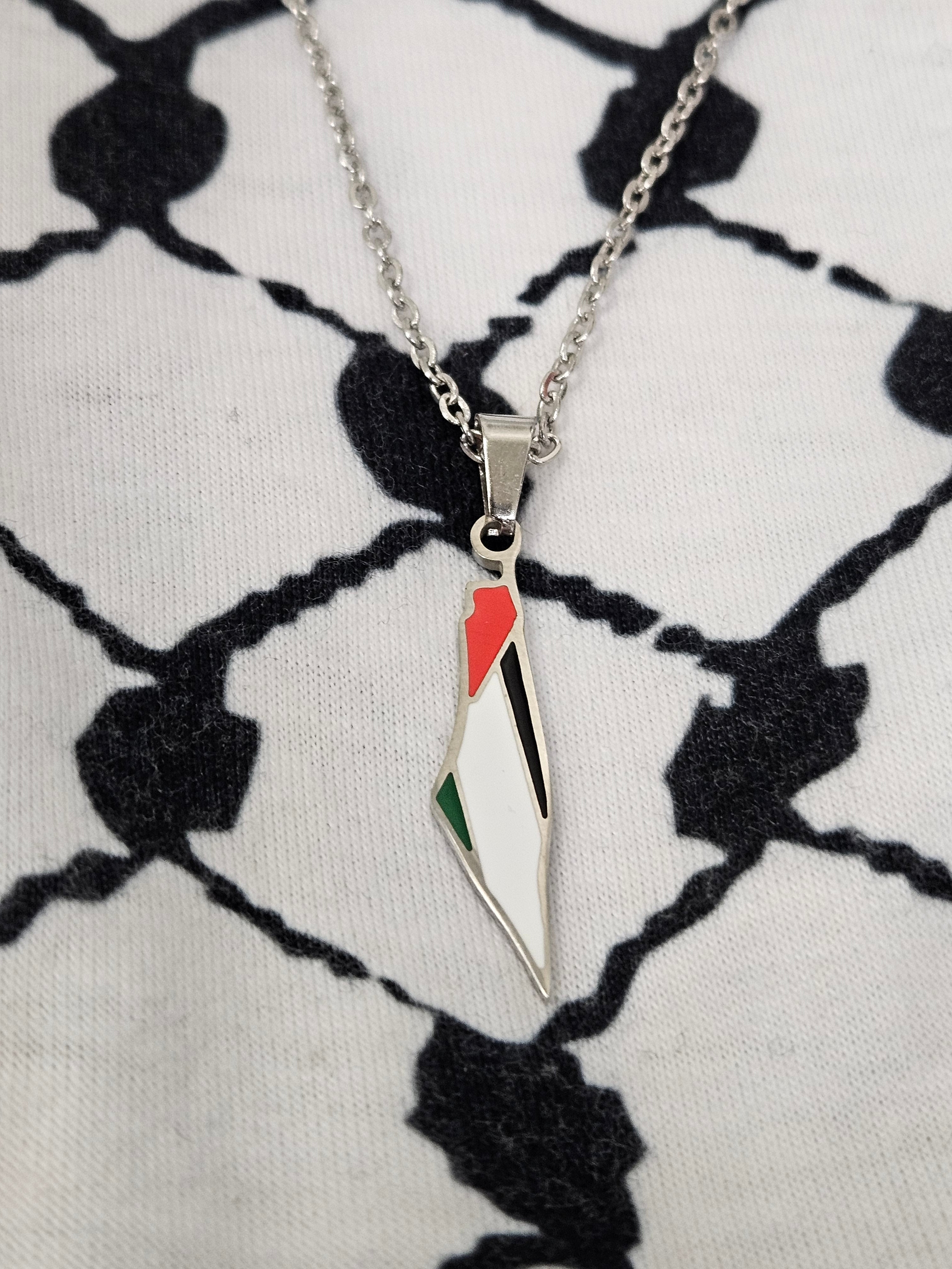 Palestine Pendent Necklace - Habibi Heritage