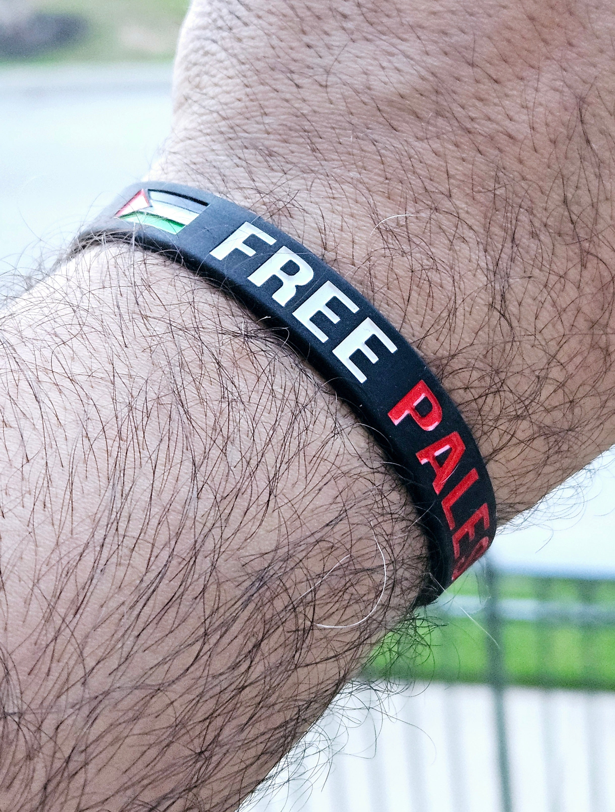 Palestine Silicone Wristband Bracelet - Habibi Heritage