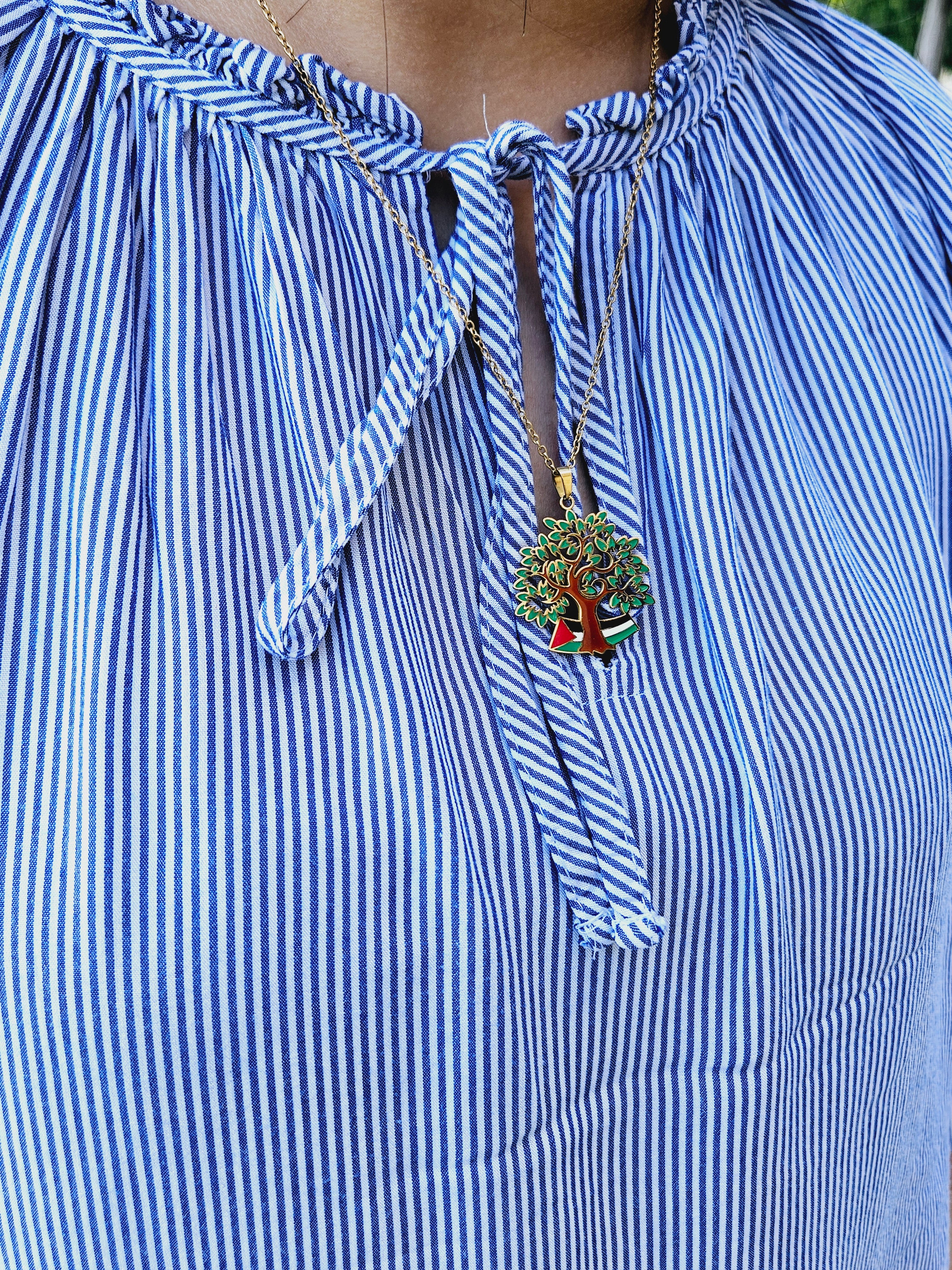 Palestine Olive Tree Necklace