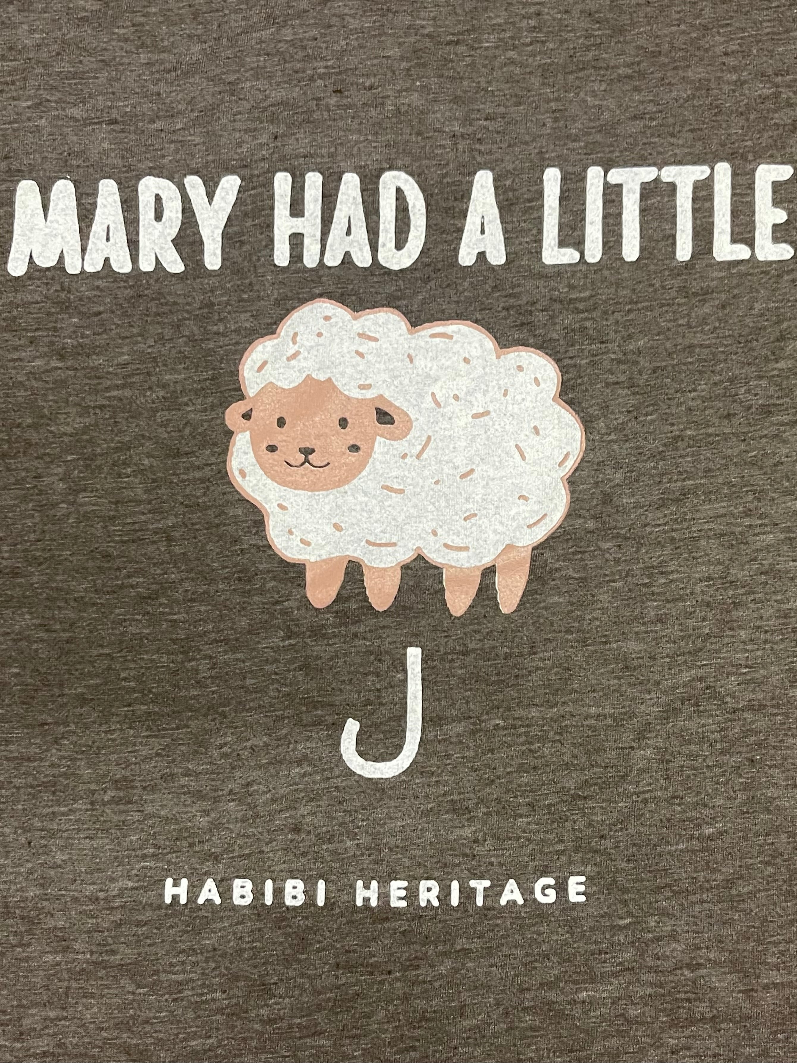 Mary Had A Little ﻝ (Lamb) T-shirt - Habibi Heritage