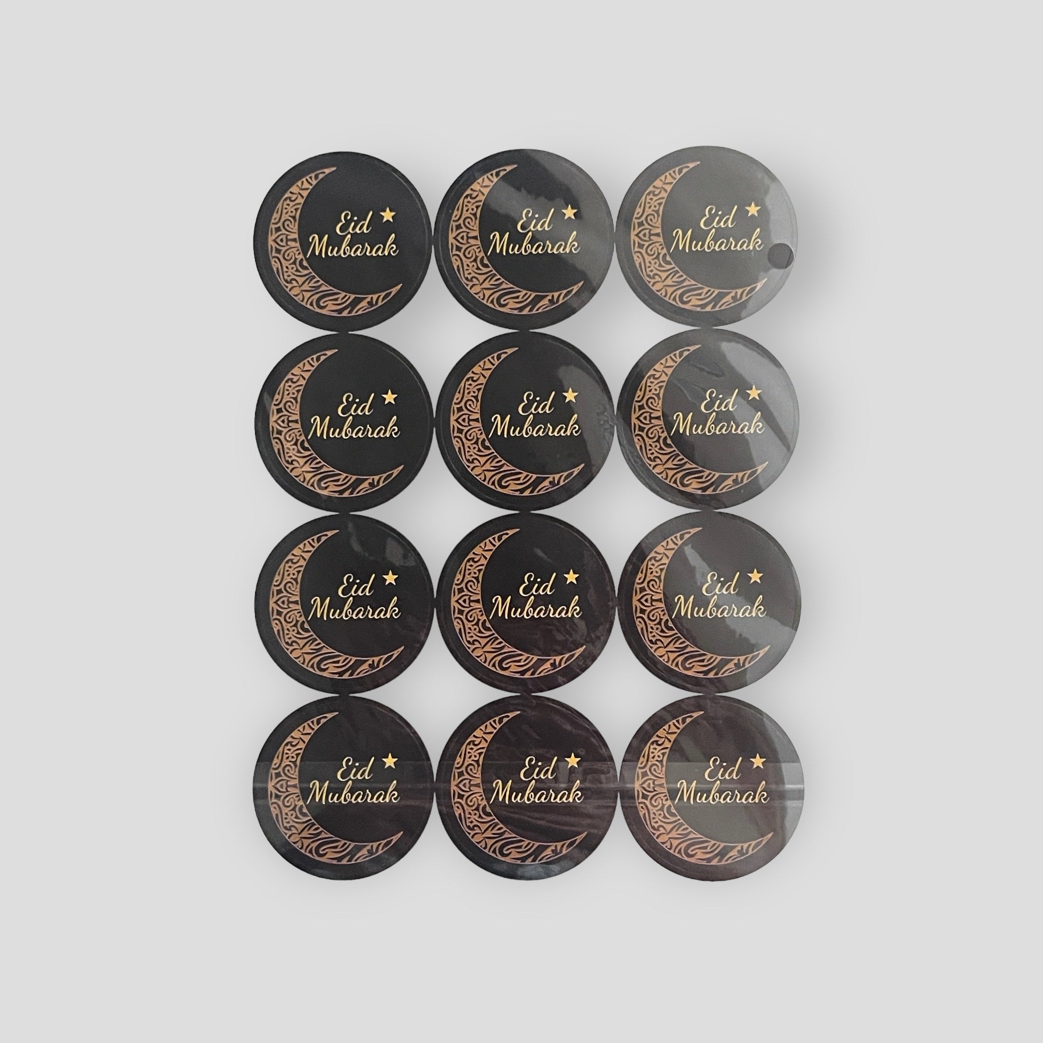 Eid Mubarak Stickers (12 count packs) - Habibi Heritage