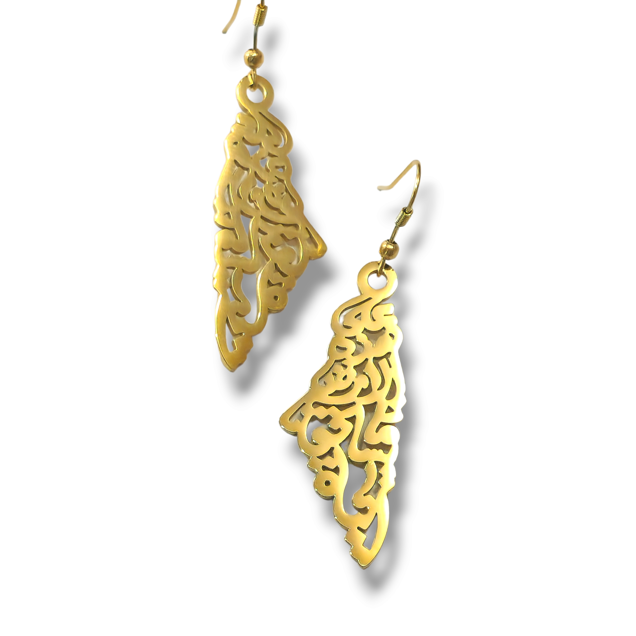 Palestine Earrings - The Palestinian land has what makes life worth living - Habibi Heritage