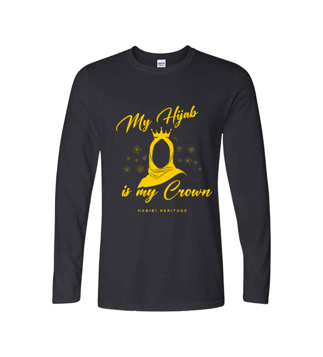 My Hijab Is My Crown Long Sleeve - Habibi Heritage