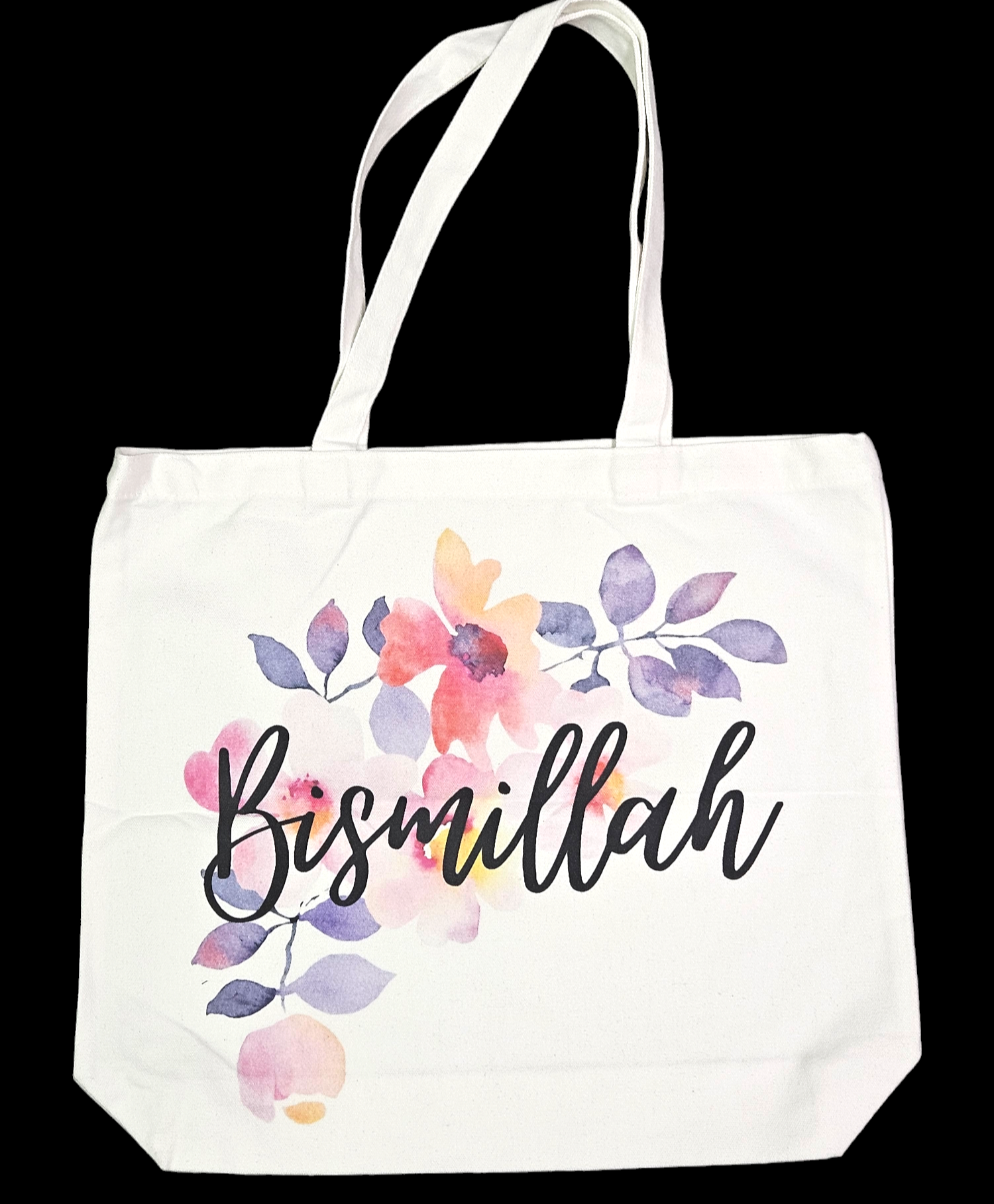 Bismillah Canvas Tote Bag