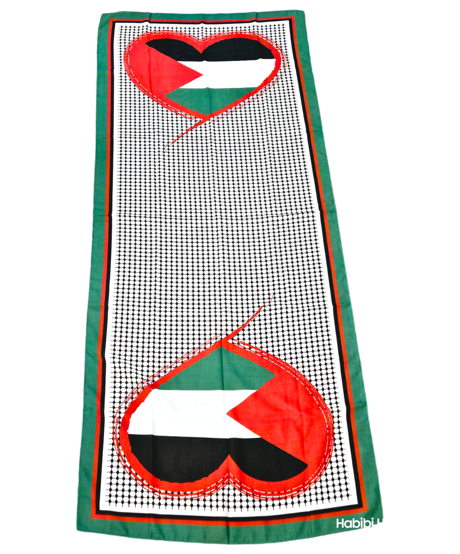 Palestine Keffiyeh Scarf - Lightweight - 65x28 Inches