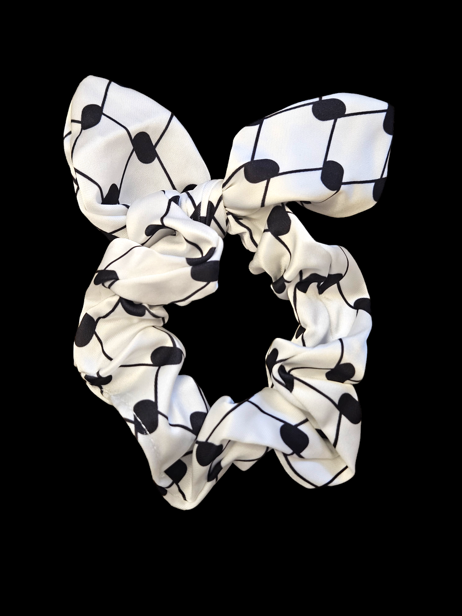 Keffiyeh Hatta Hair Accessories - Scrunchie Bow Headband Bonnet Long Bows