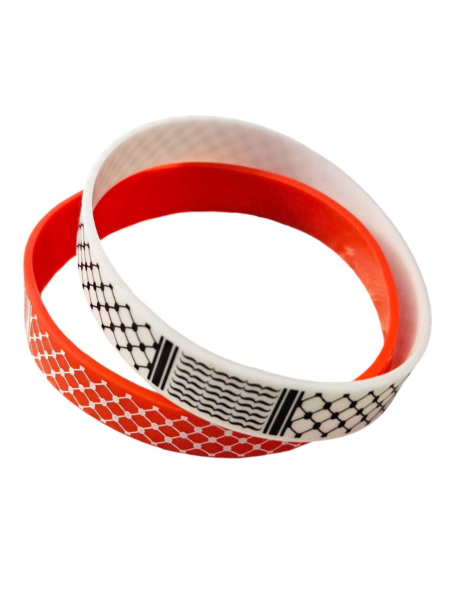 Keffiyeh Silicone Wristband Bracelet