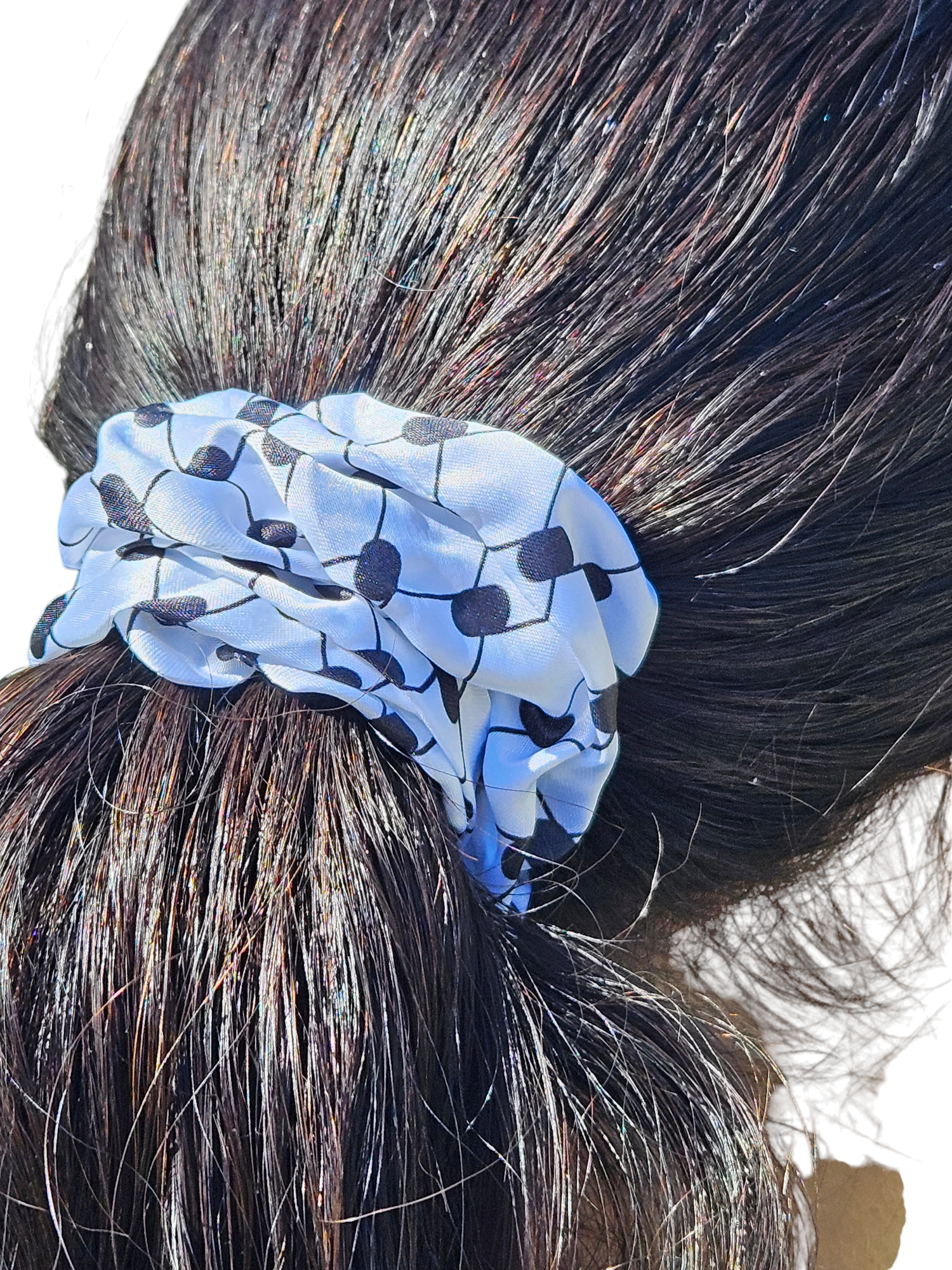 Keffiyeh Hatta Scrunchie Hair Tie Accessory