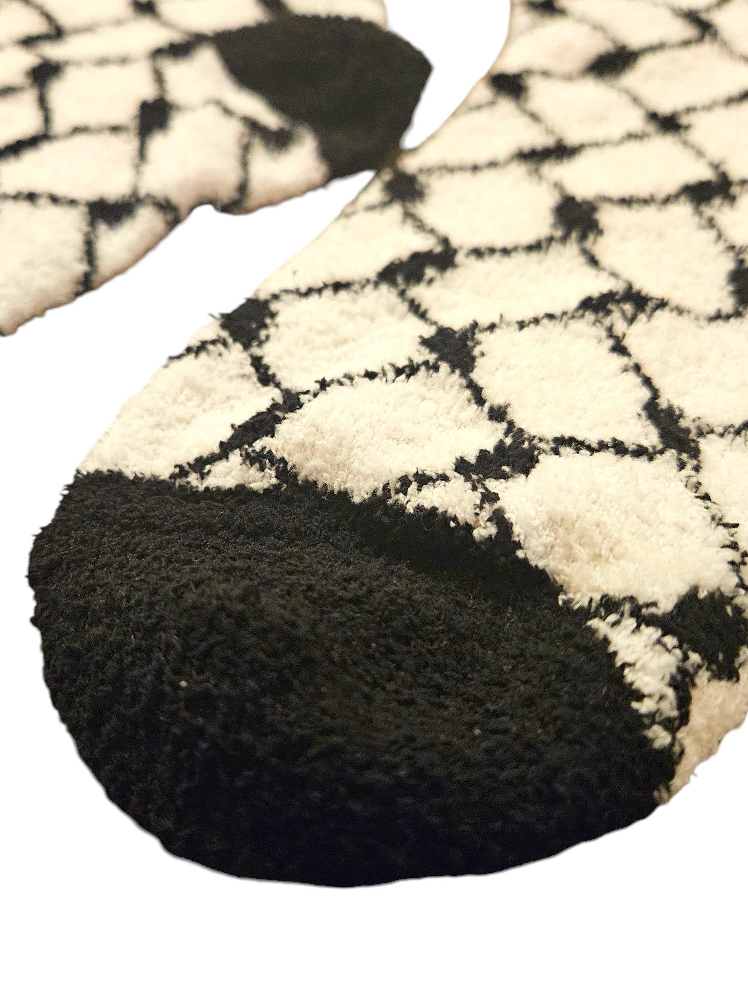 Fuzzy Keffiyeh Socks- Soft Cozy Comfortable sock