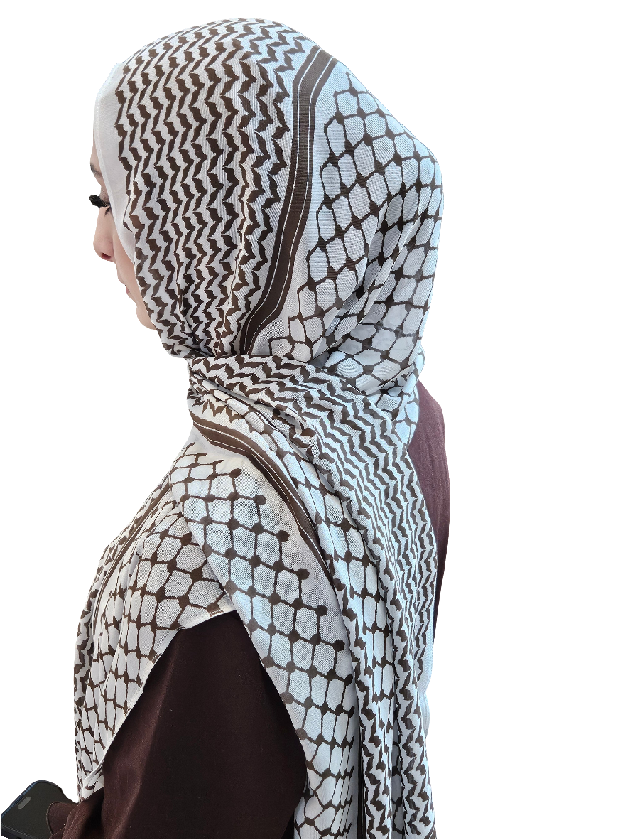 Modal Fabric Keffiyeh Hijab Scarf - 3 color options