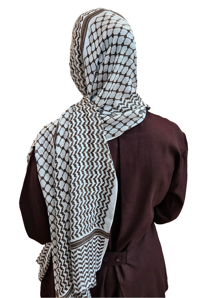 Modal Fabric Keffiyeh Hijab Scarf - 3 color options