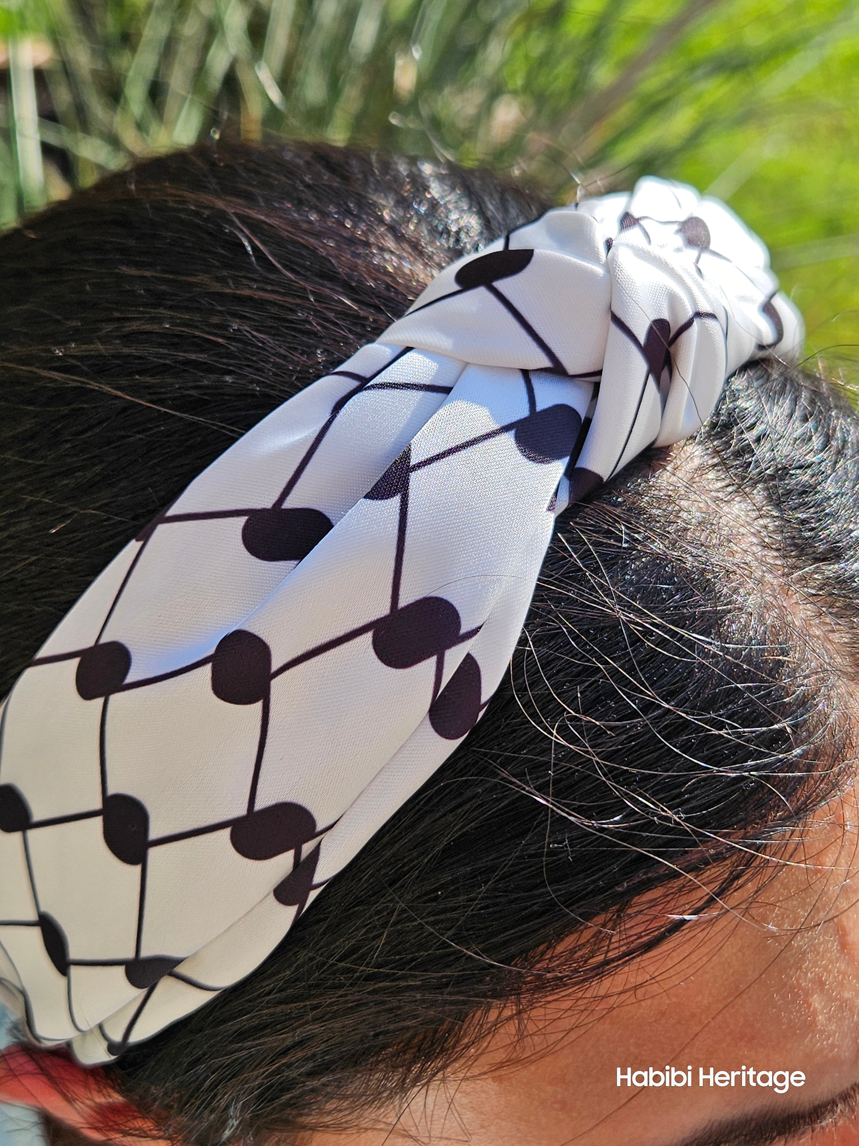 Keffiyeh knotted Headband Hatta