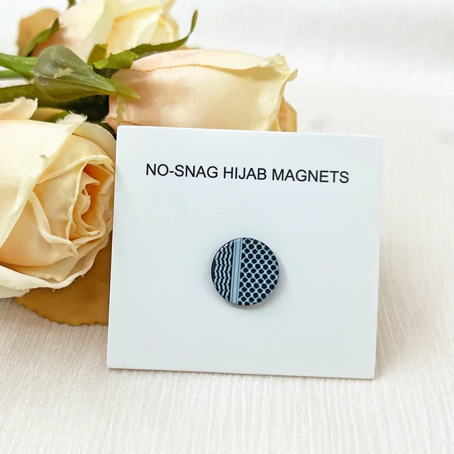 Hijab Magnets - Keffiyeh Pattern No Snag