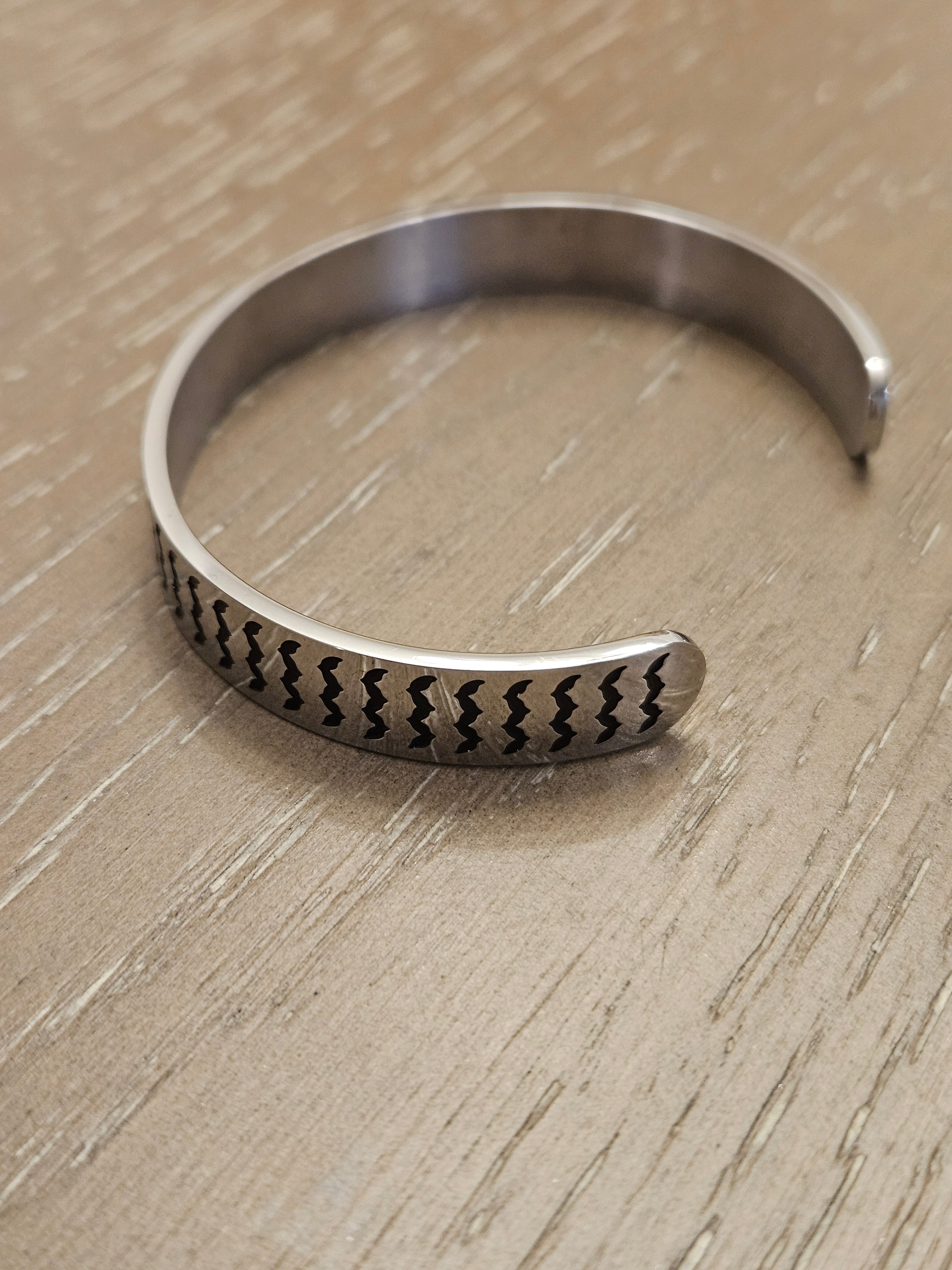 Keffiyeh Bracelet Stainless Steel - Kufiya Bangle