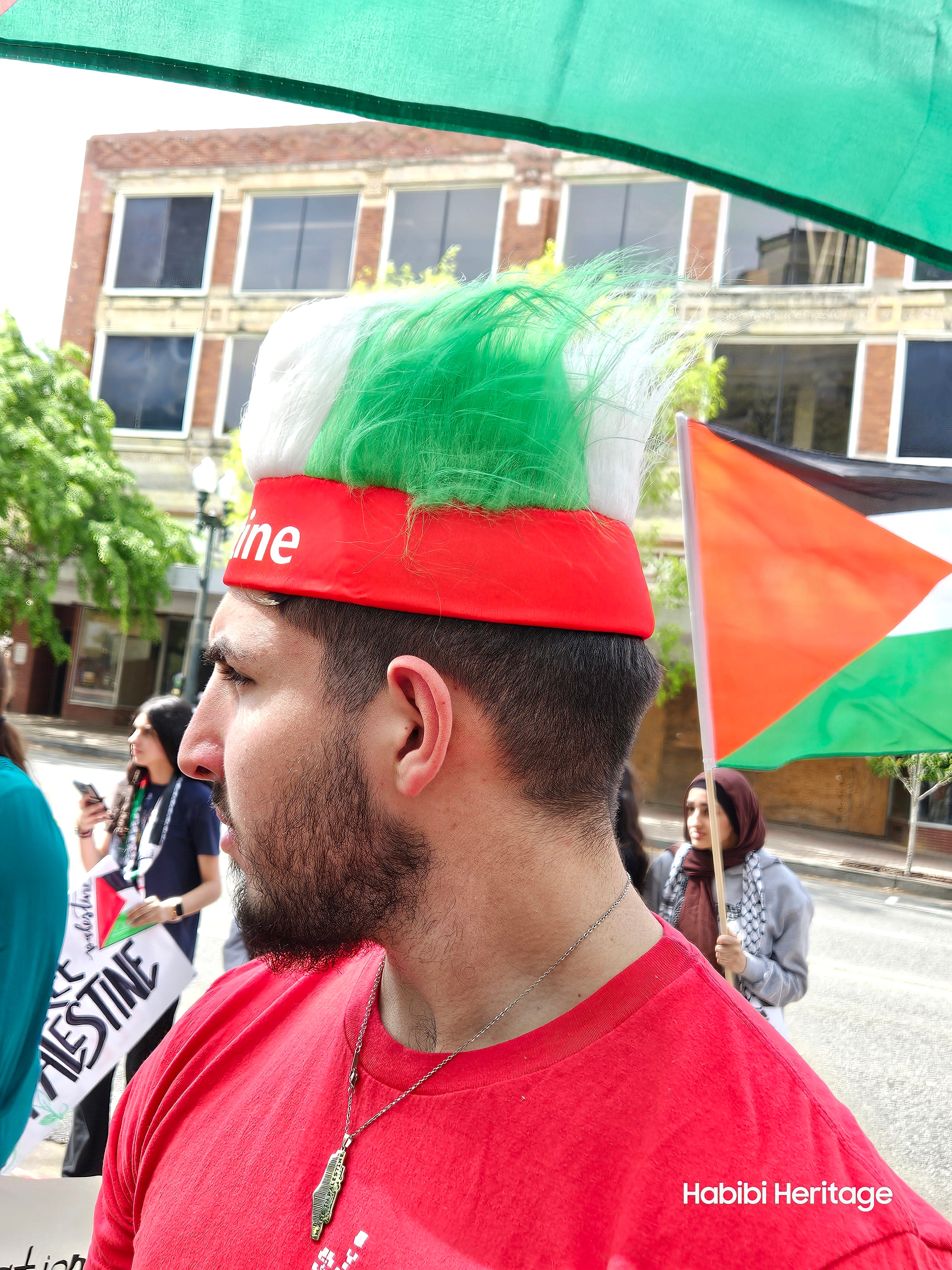 Palestine Wig Hair Headband Headgear - Habibi Heritage