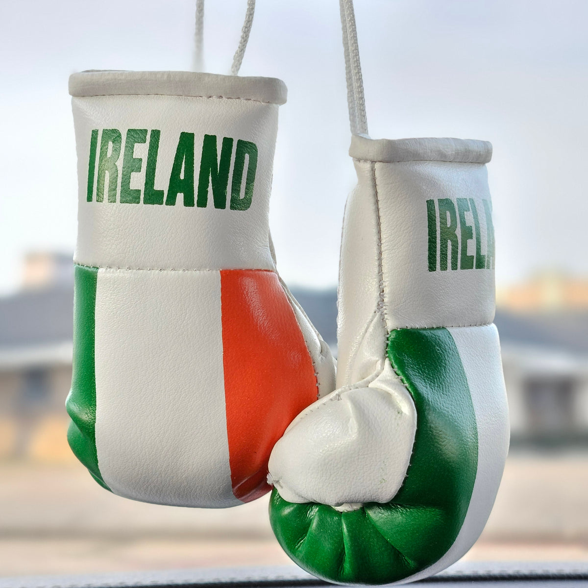 Ireland Flag Mini Boxing Gloves For Hanging