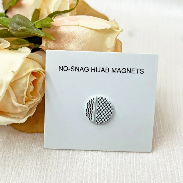 Hijab Magnets - Keffiyeh Pattern No Snag