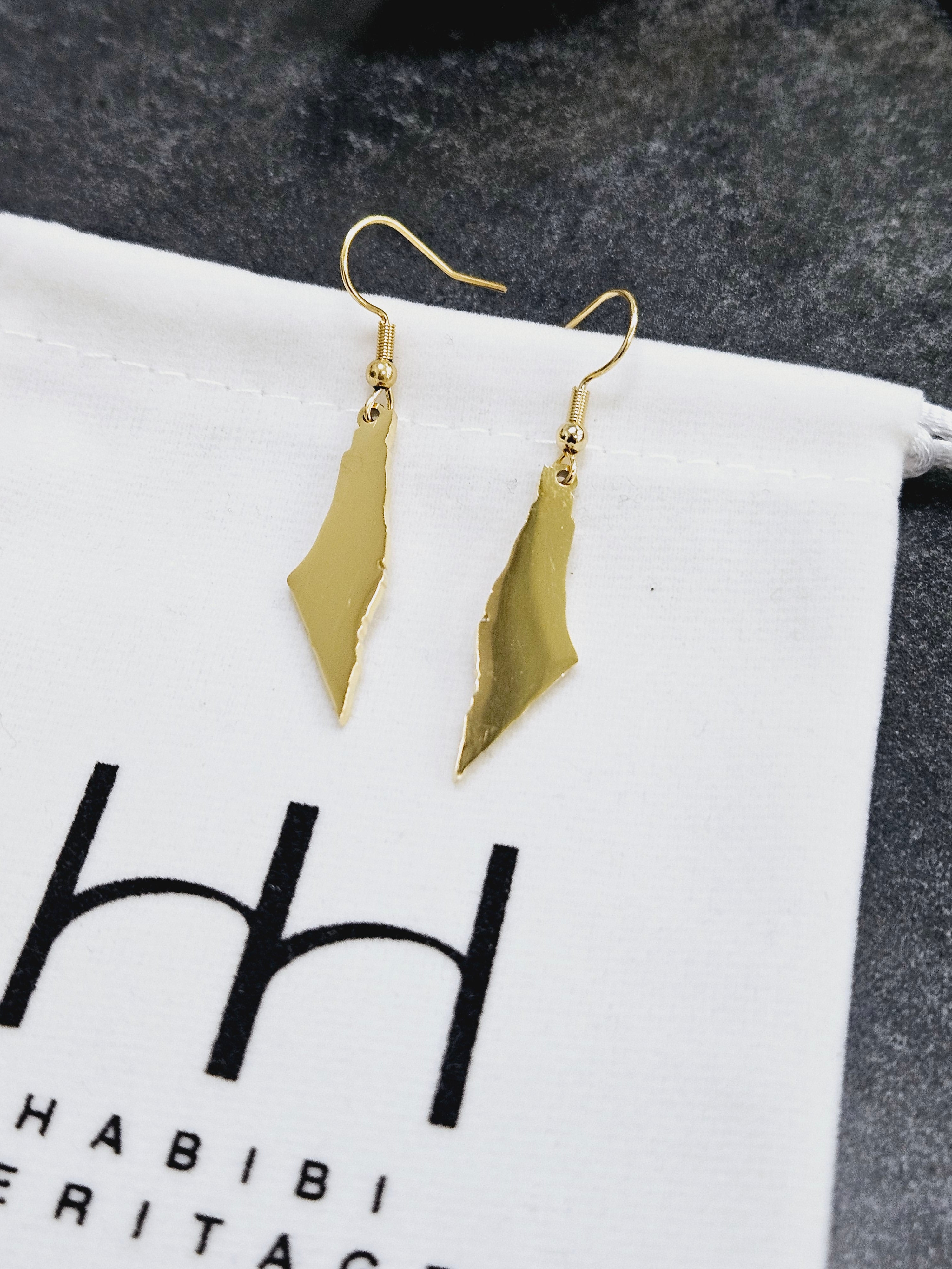 Palestine Earrings - Habibi Heritage