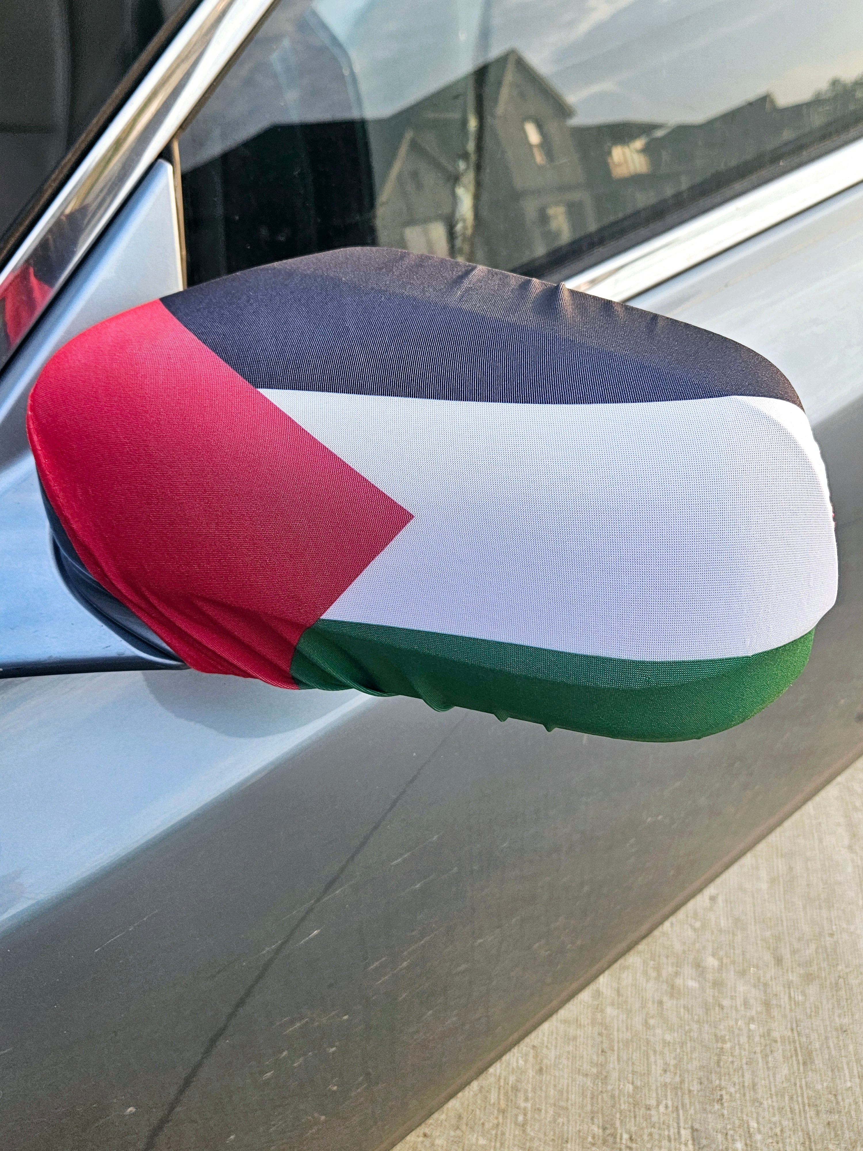 Palestine Car Side Mirror Cover - 2 pack