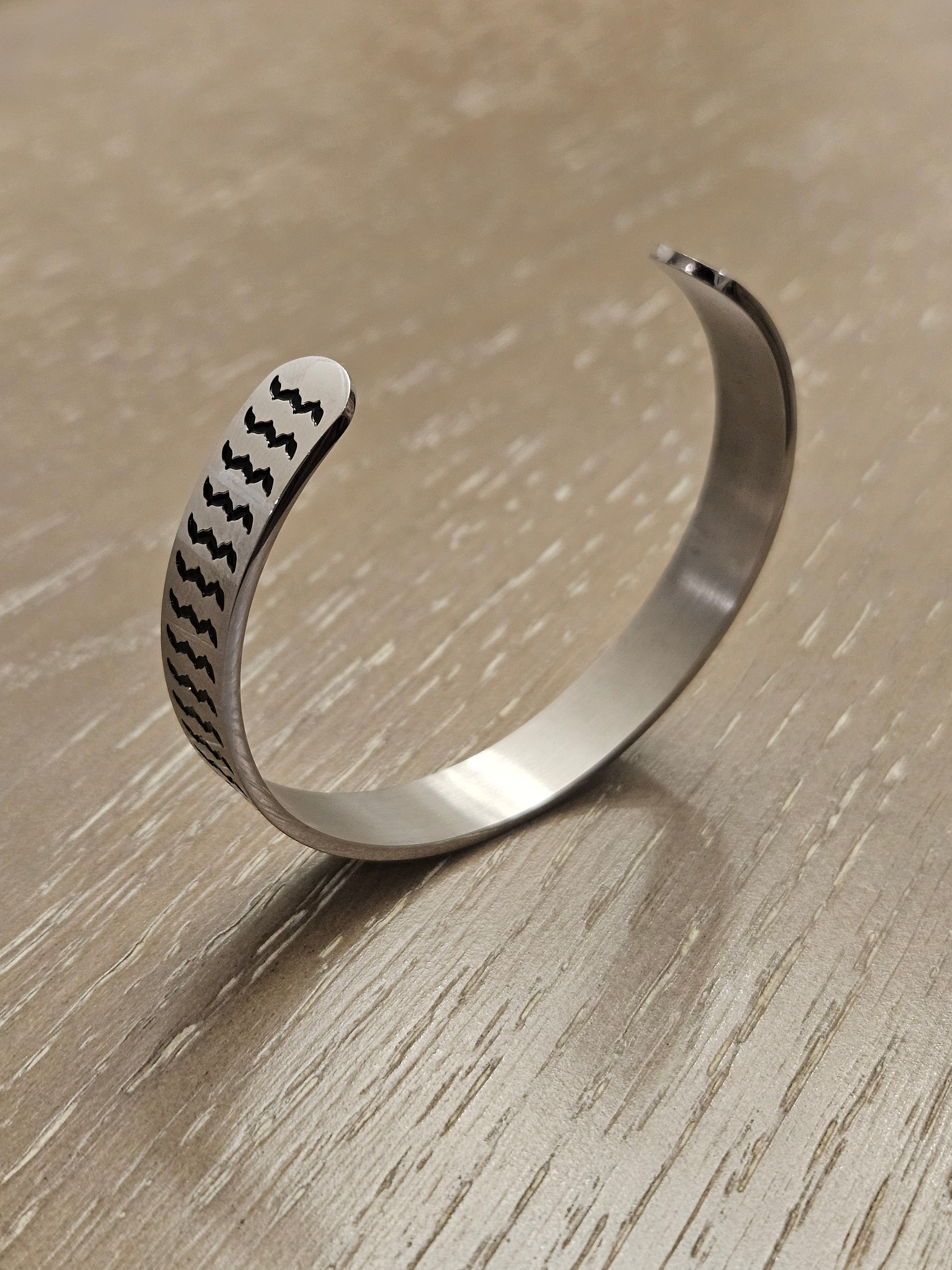 Keffiyeh Bracelet Stainless Steel - Kufiya Bangle