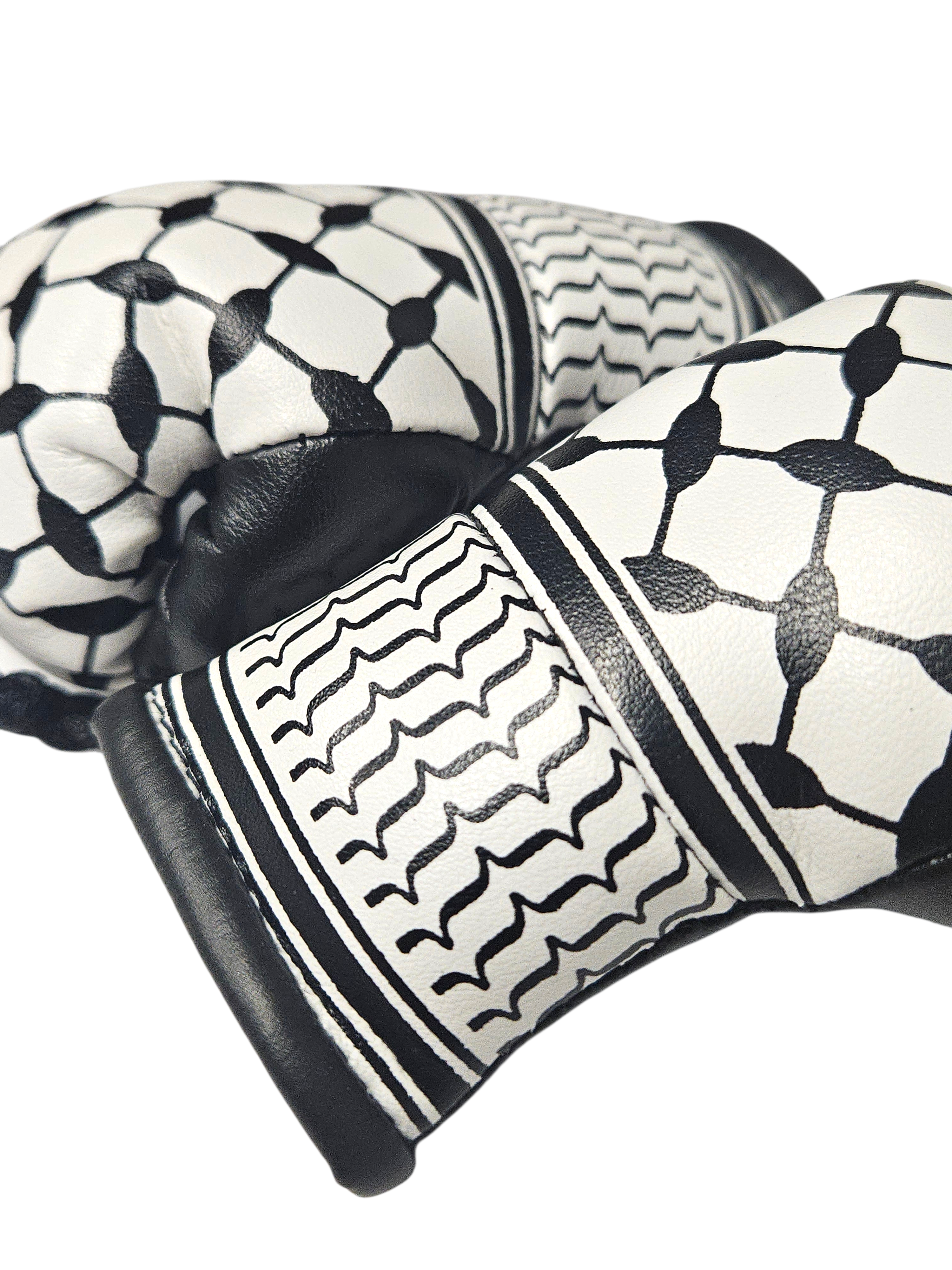 Keffiyeh Mini Boxing Gloves For Hanging