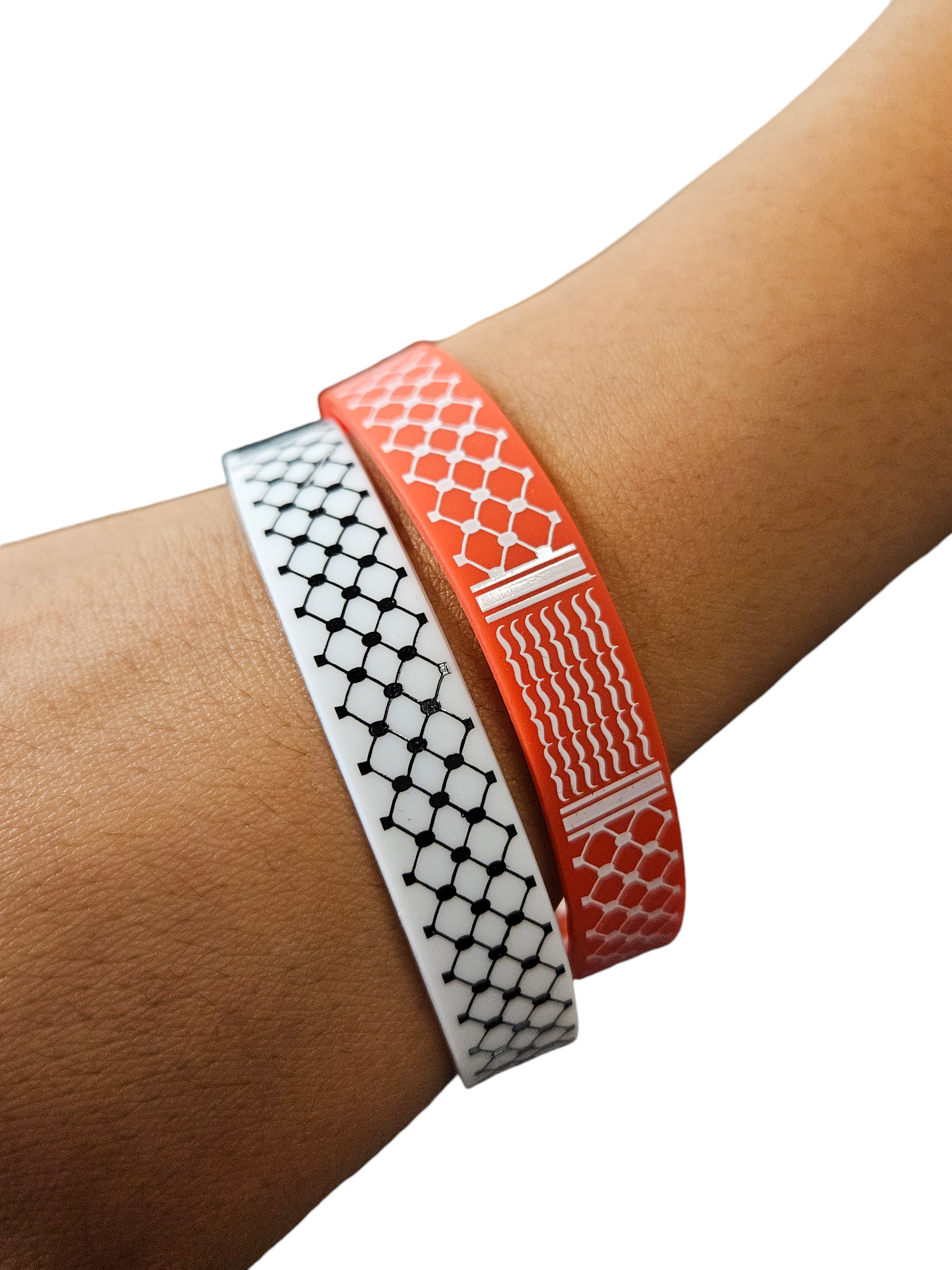 Keffiyeh Silicone Wristband Bracelet