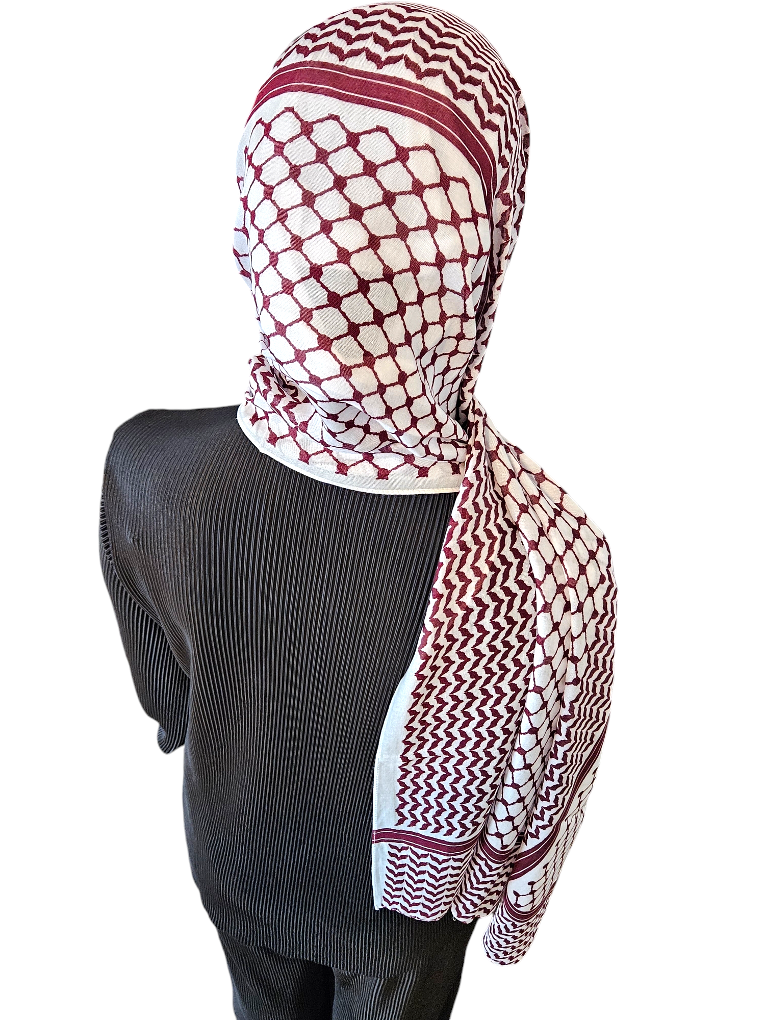 Modal Fabric Keffiyeh Hijab Scarf - 3 color options