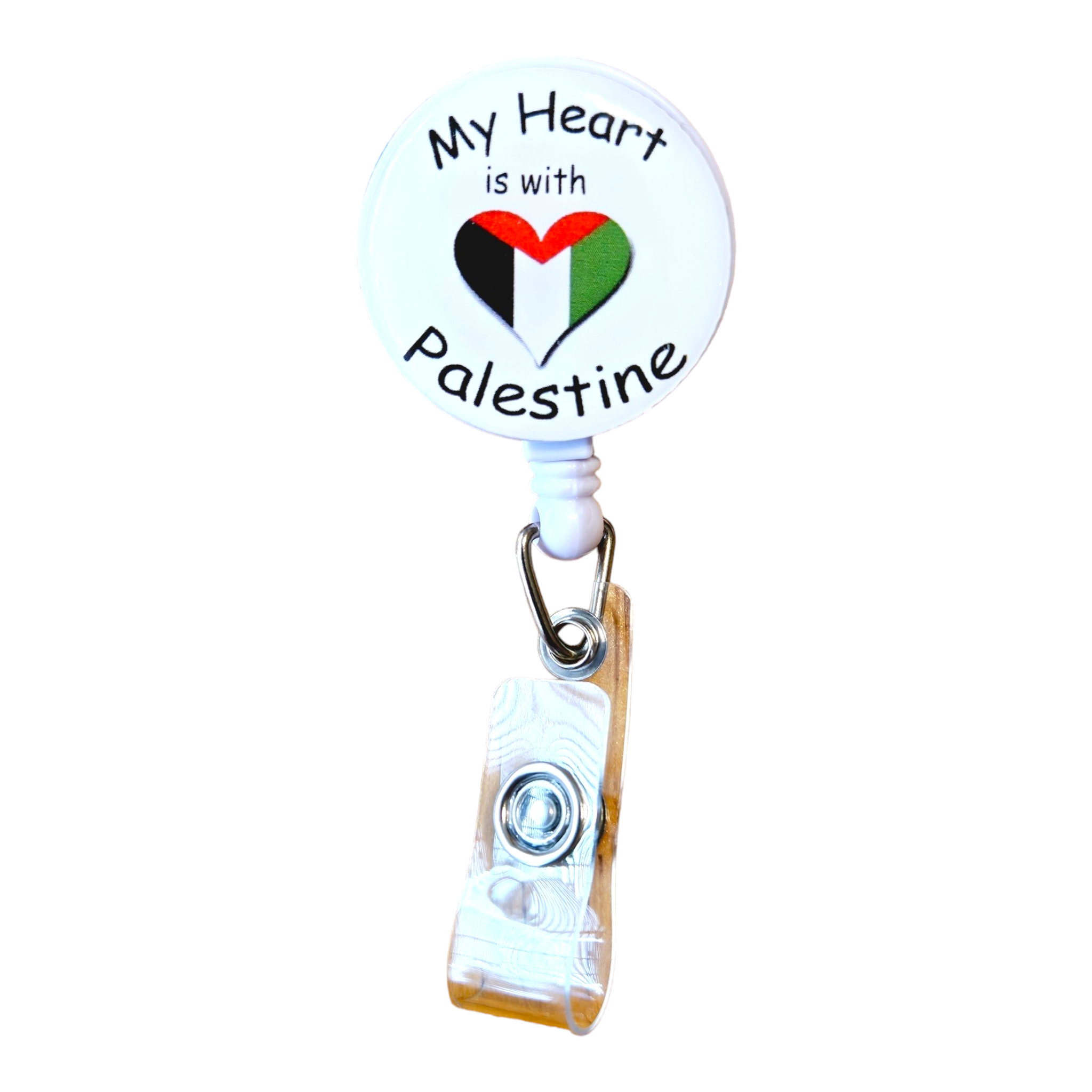 Palestine Retractable Badge Holders ID Card Holder Reels