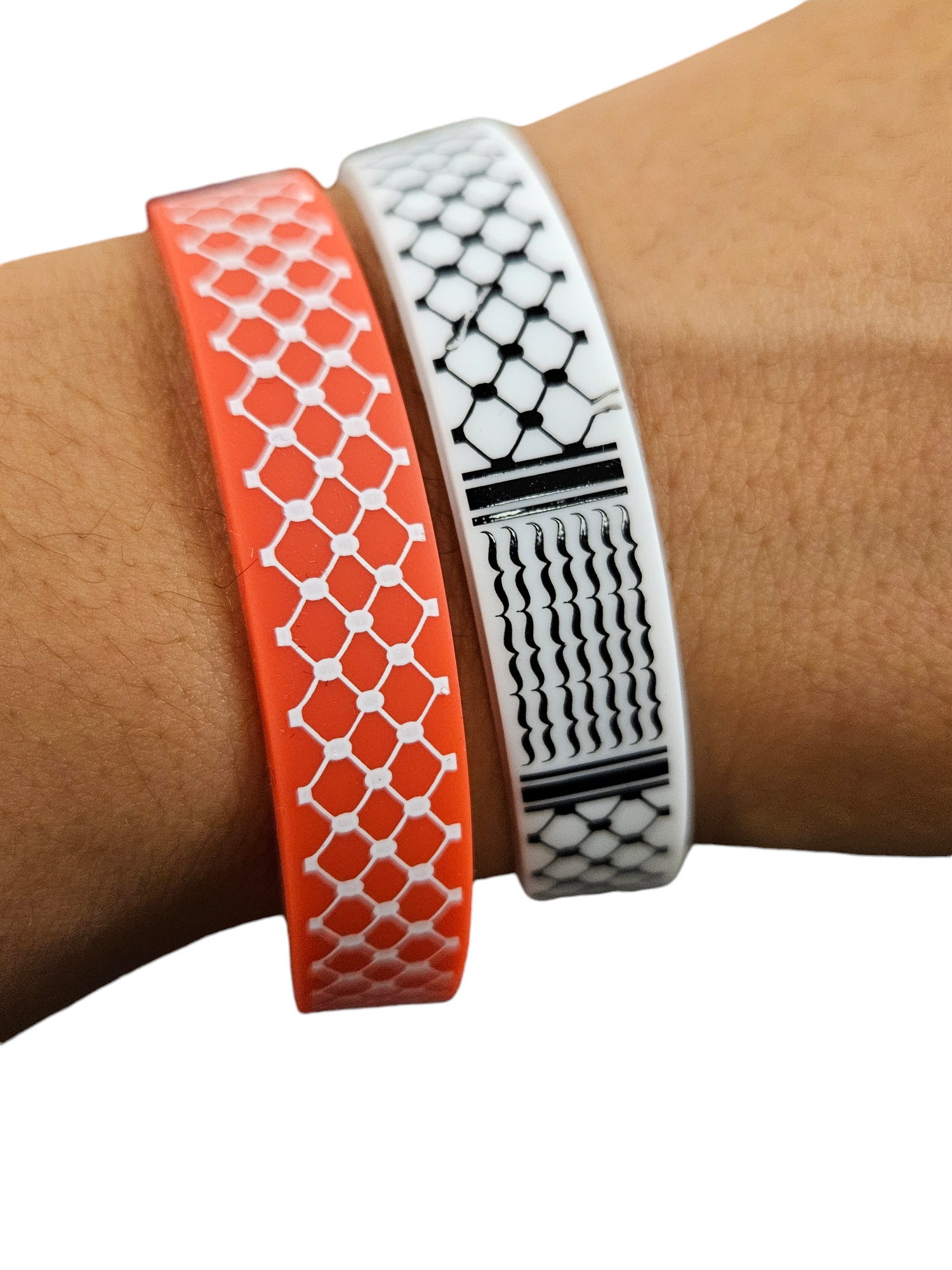 Keffiyeh Silicone Wristband Bracelet