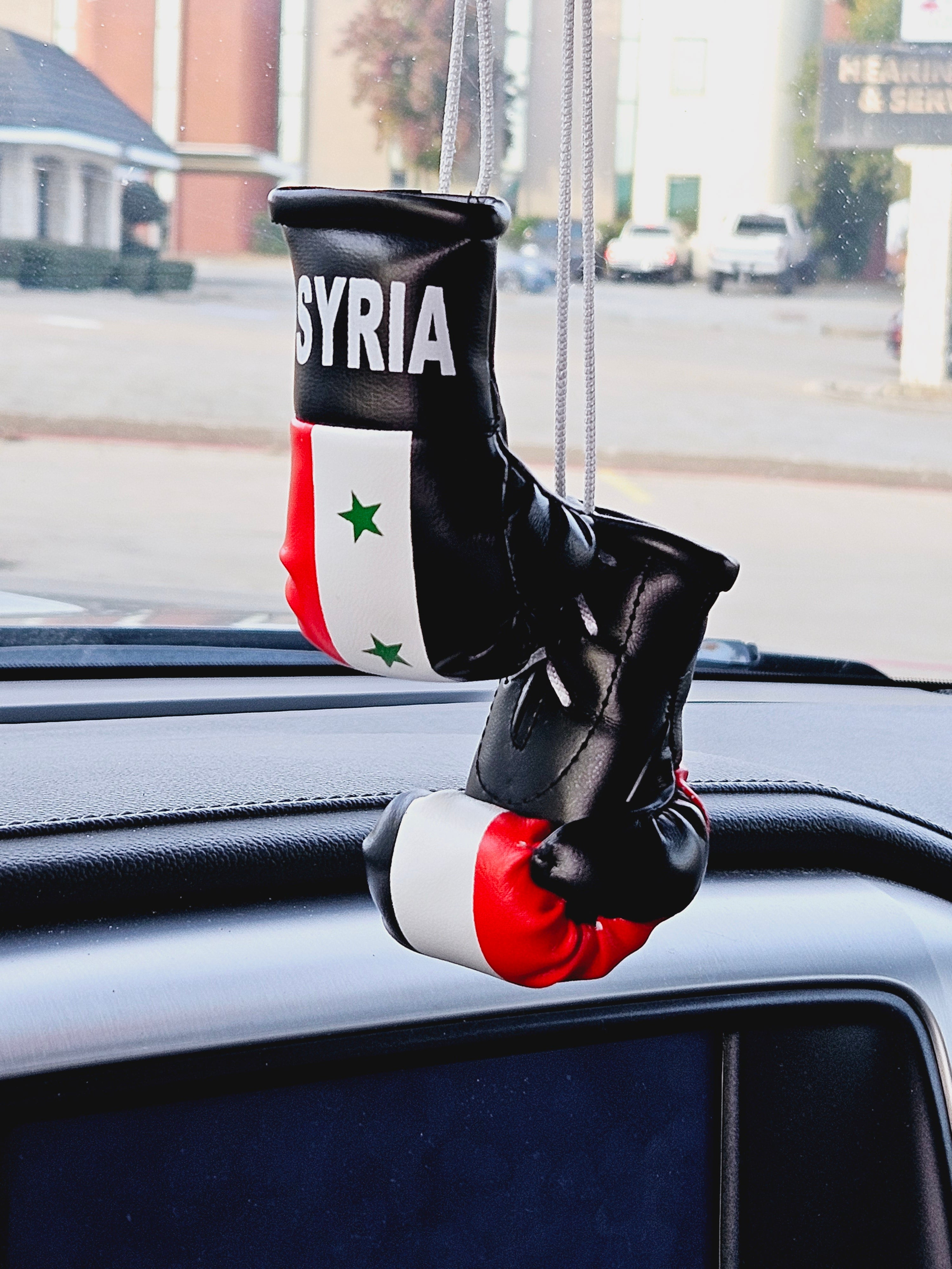 Syria Mini Boxing Gloves For Hanging - Habibi Heritage