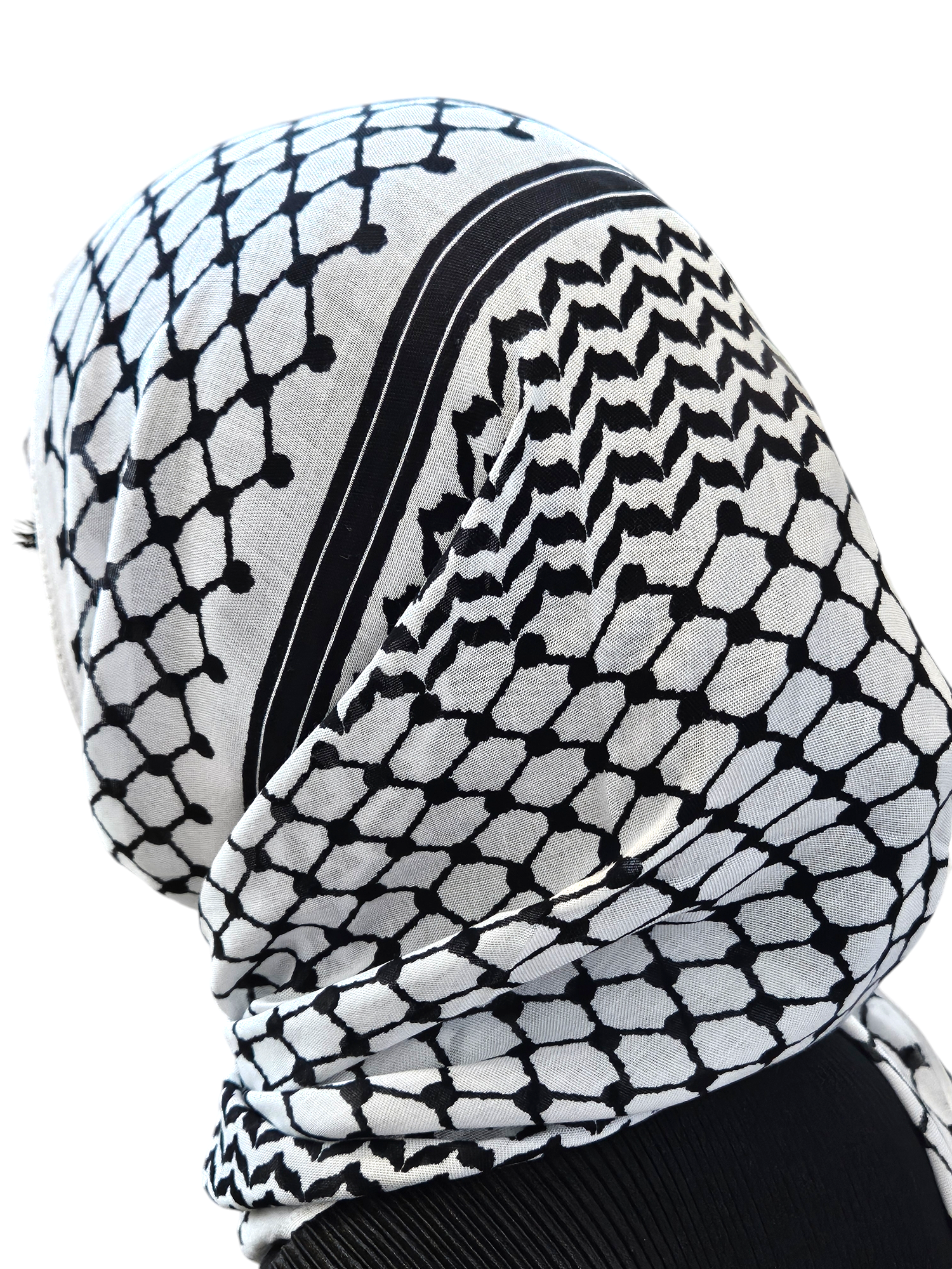 Modal Fabric Keffiyeh Hijab Scarf - 3 color options