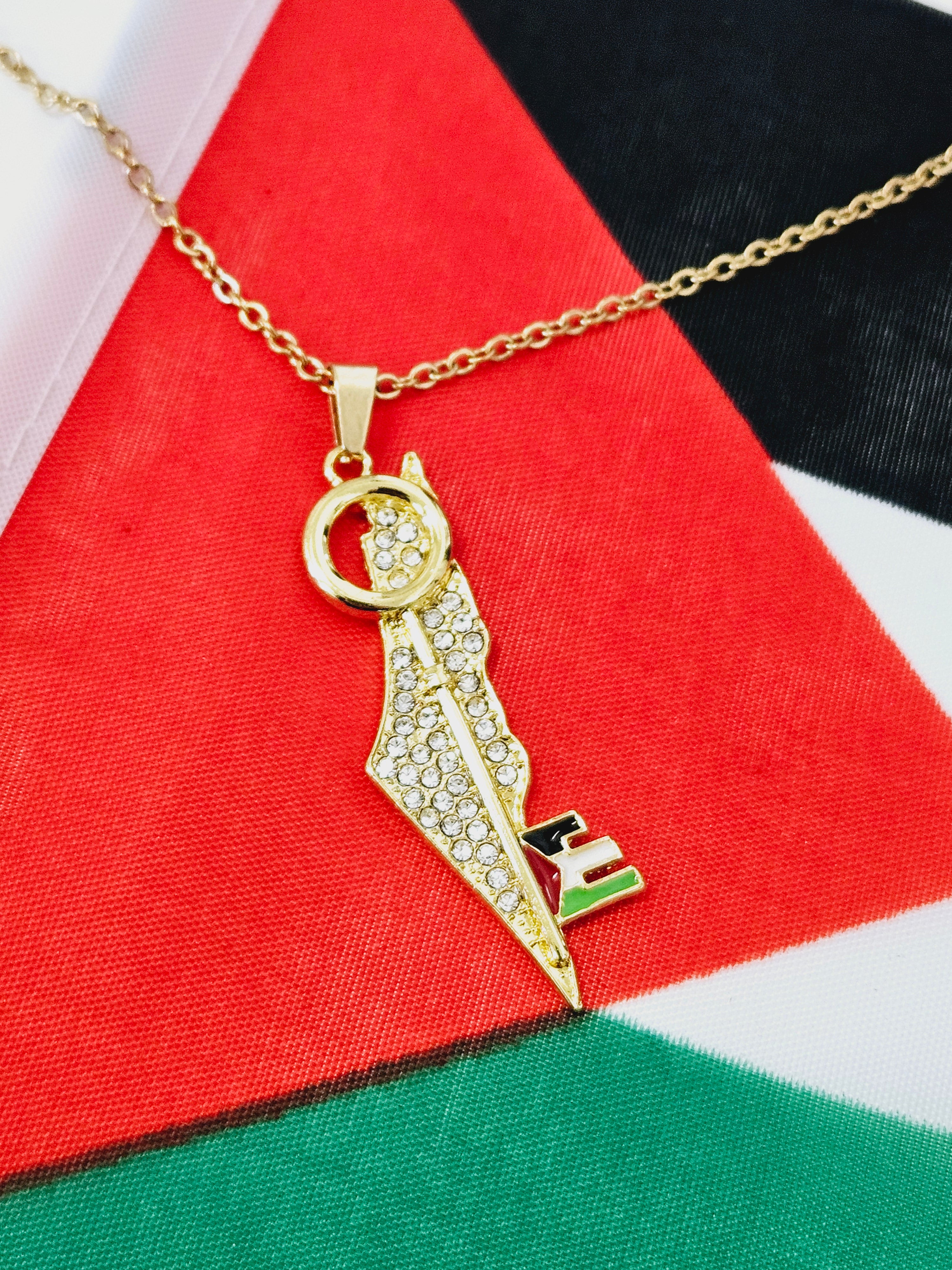 Palestine Key Necklace - Habibi Heritage