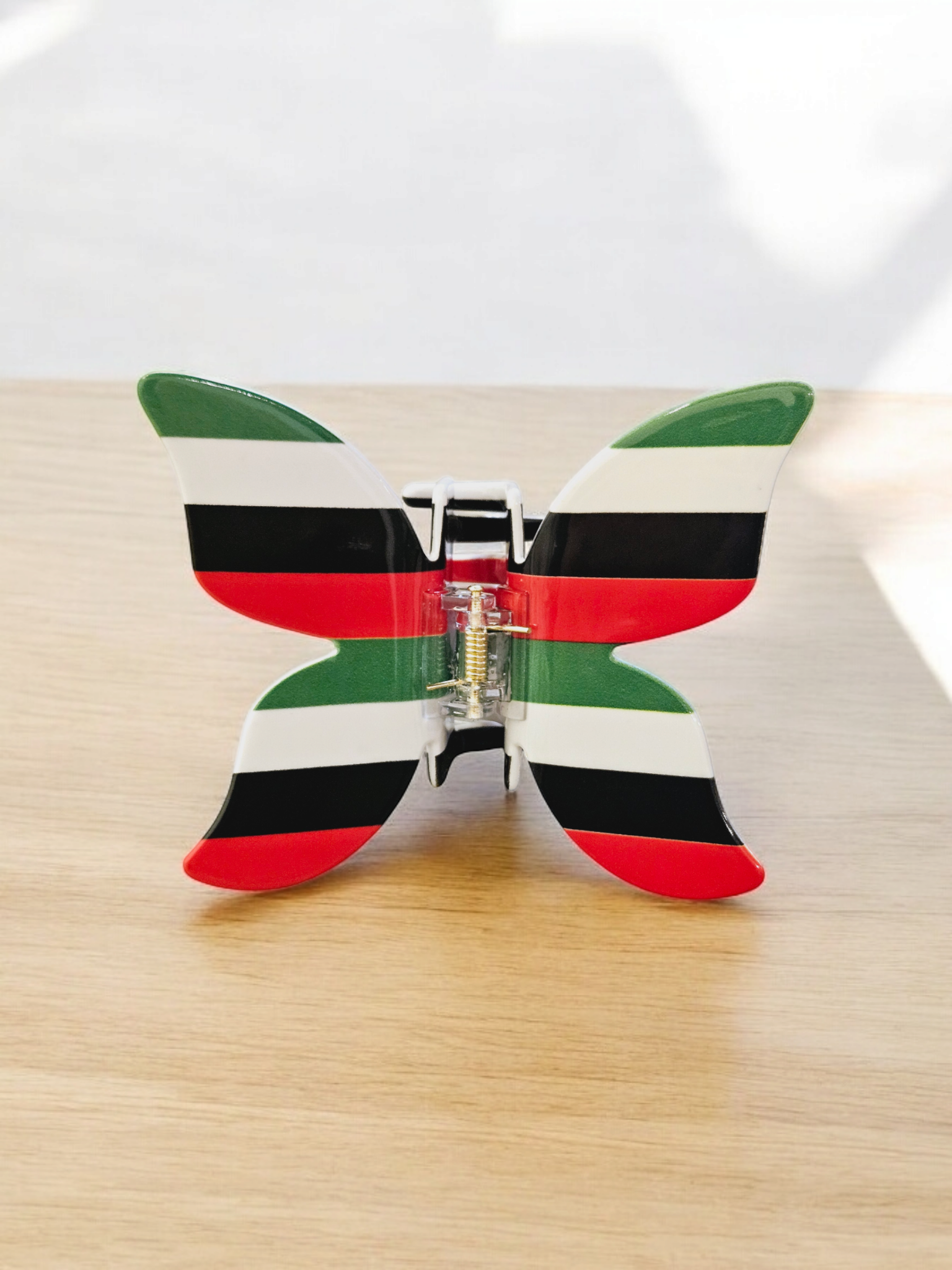 Palestine Hair Clip Red Greeen White Black Hair Claw