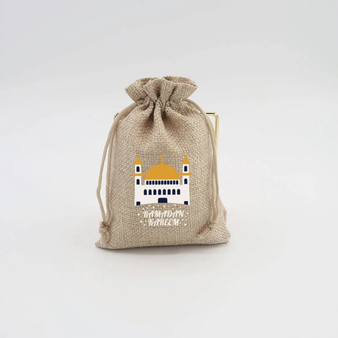 Ramadan Drawstring Favor Gift Bag Eid Decoration -