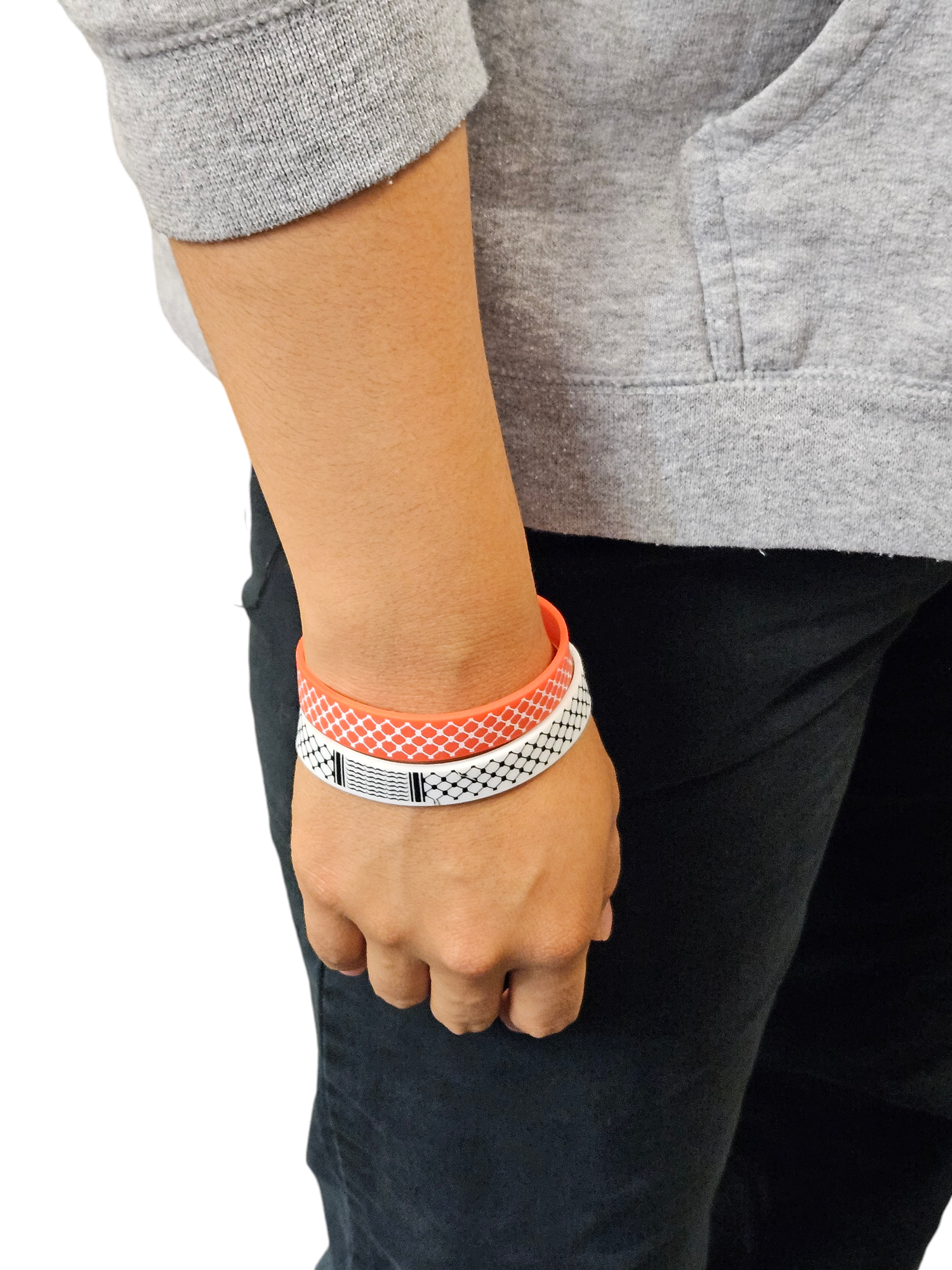 Keffiyeh Silicone Wristband Bracelet