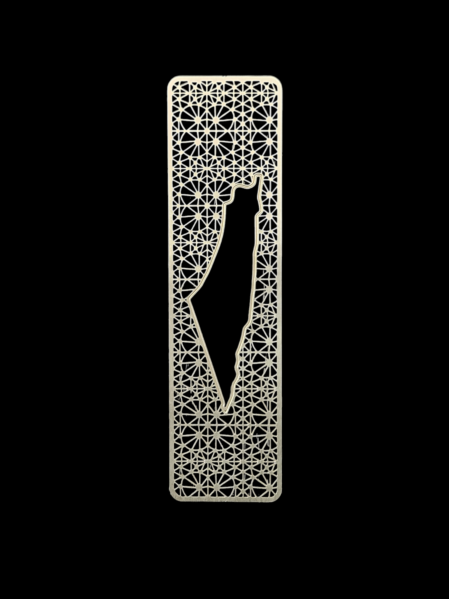 Palestinian Bookmark - Beautifully crafted Copper Palestine Cutout Lightweight Bookmarker