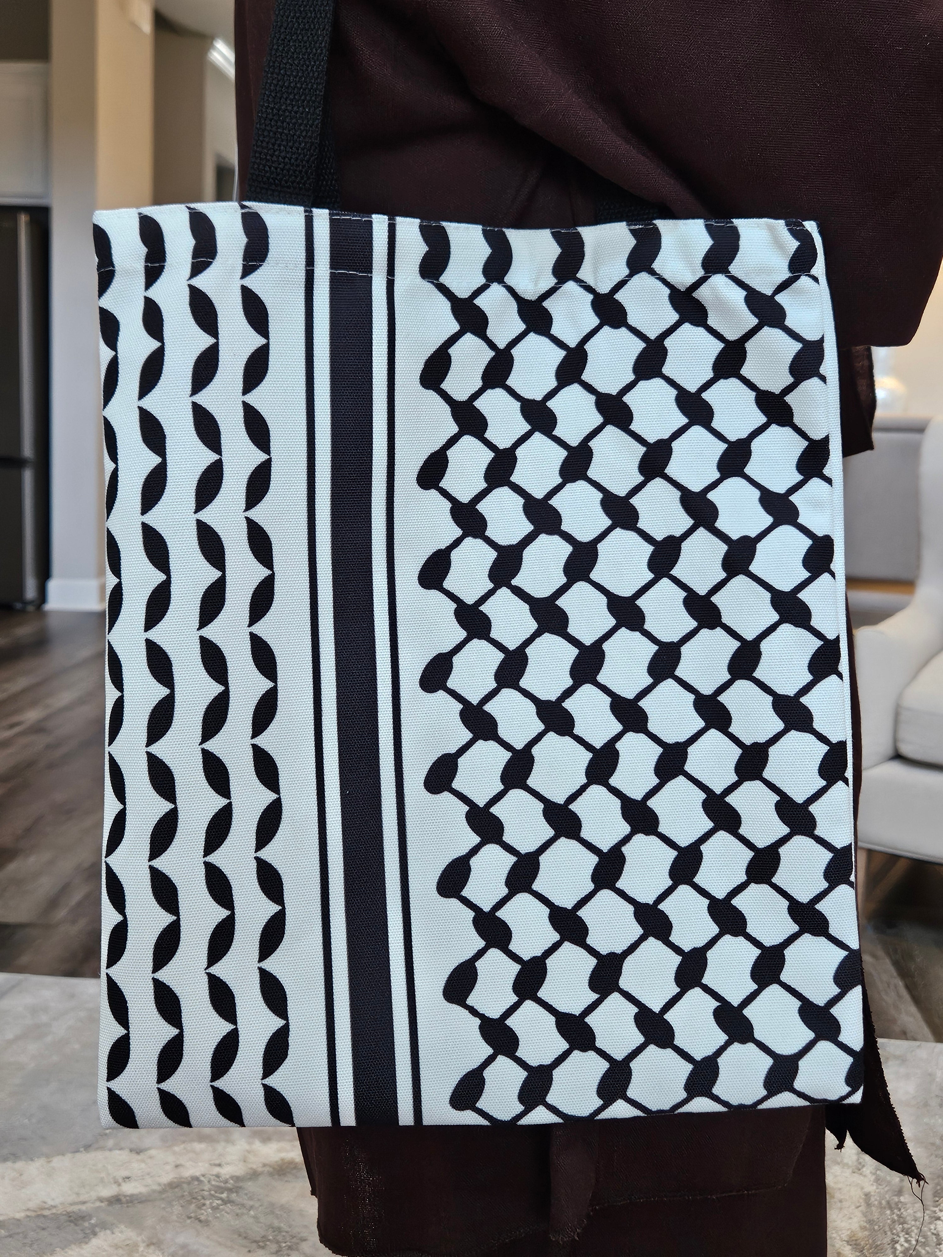 Keffiyeh Canvas Tote Bag